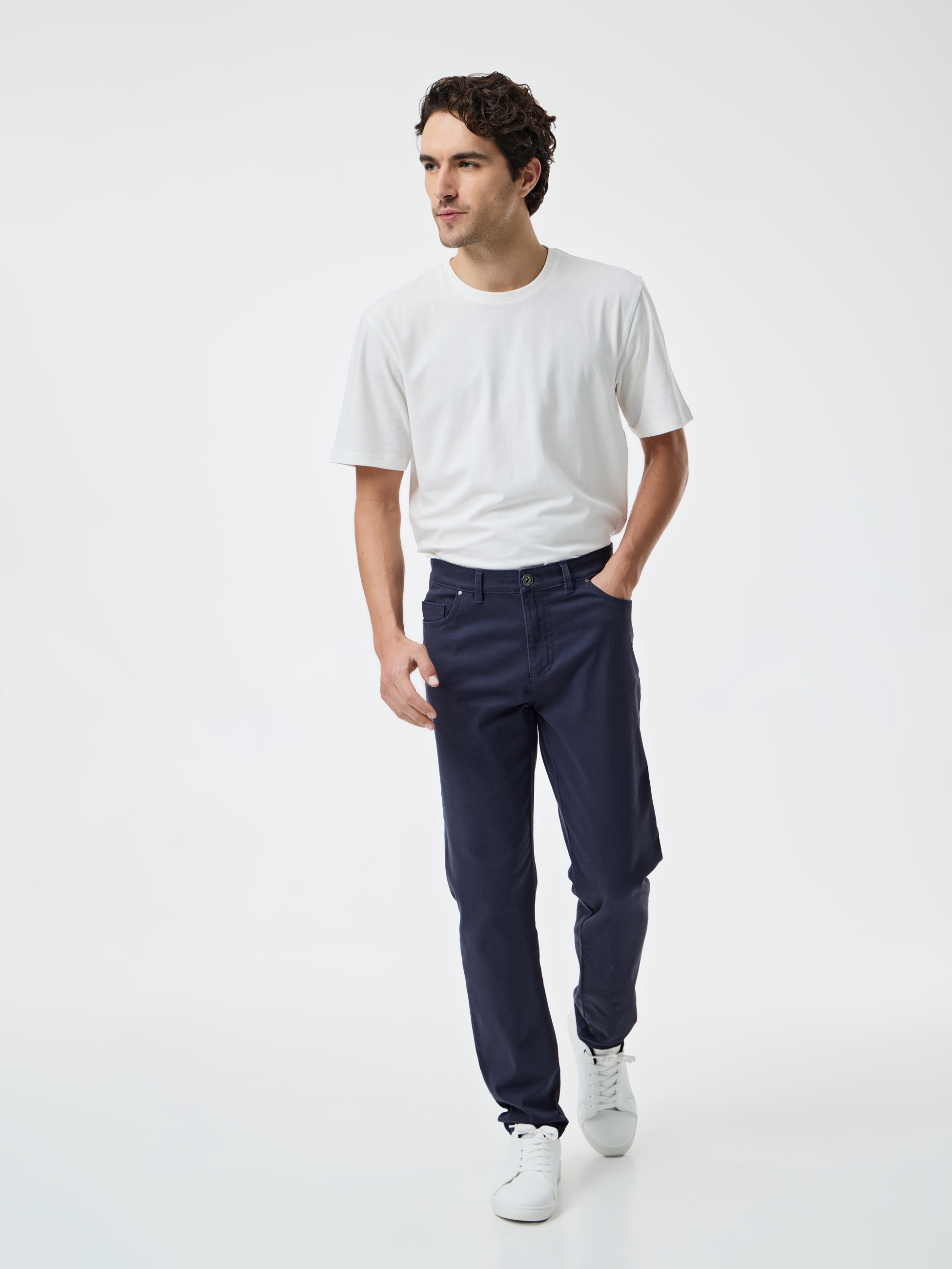 Calças slim fit