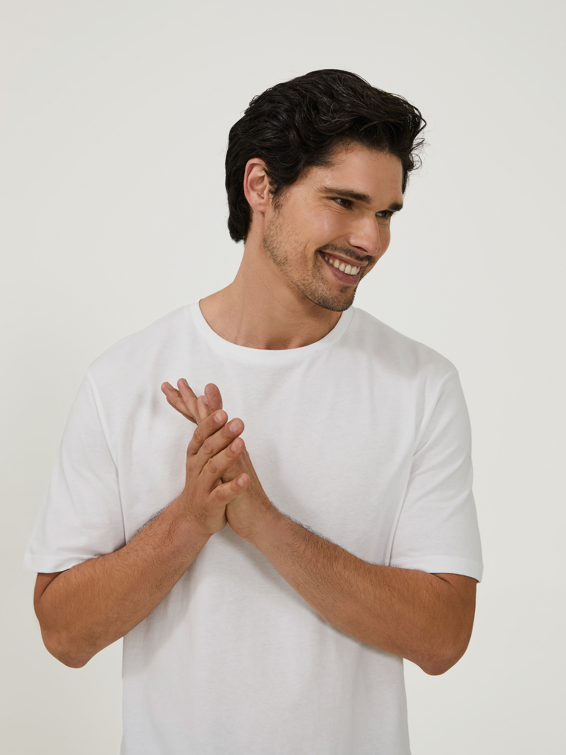 T-shirt 100% algodão