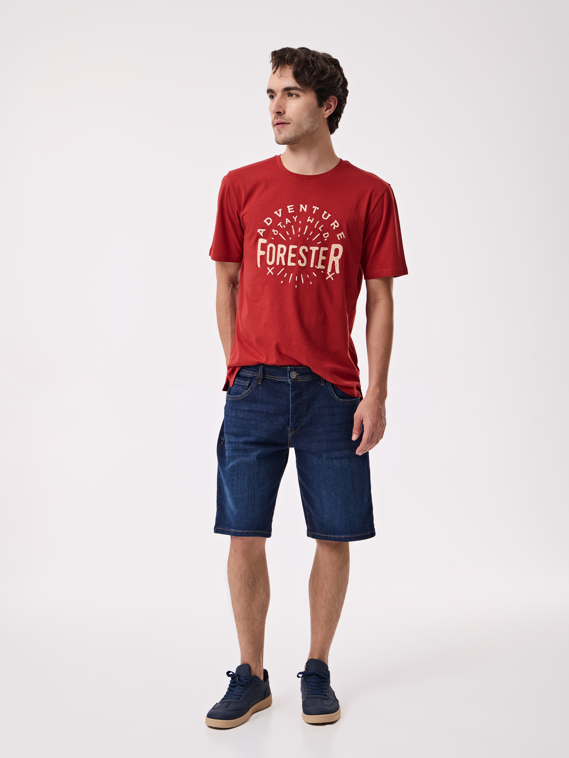 Calções de ganga slim fit