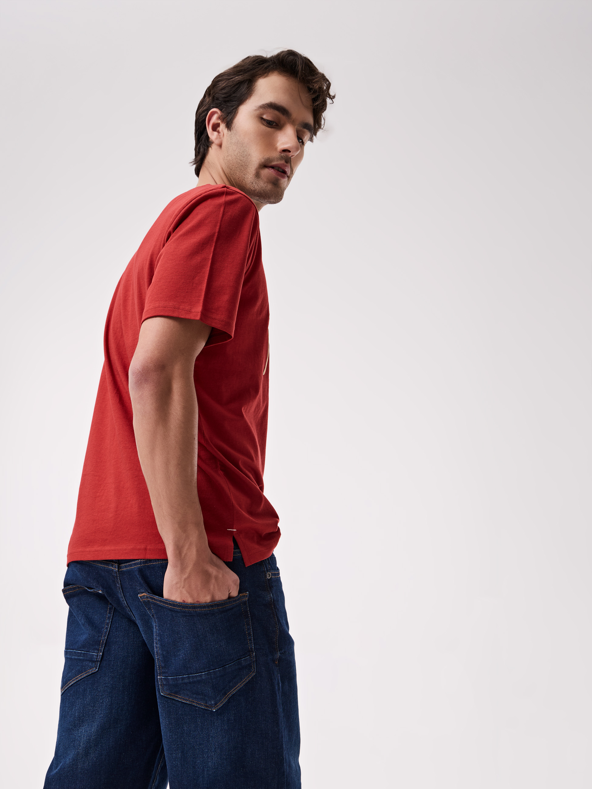 Calções de ganga slim fit