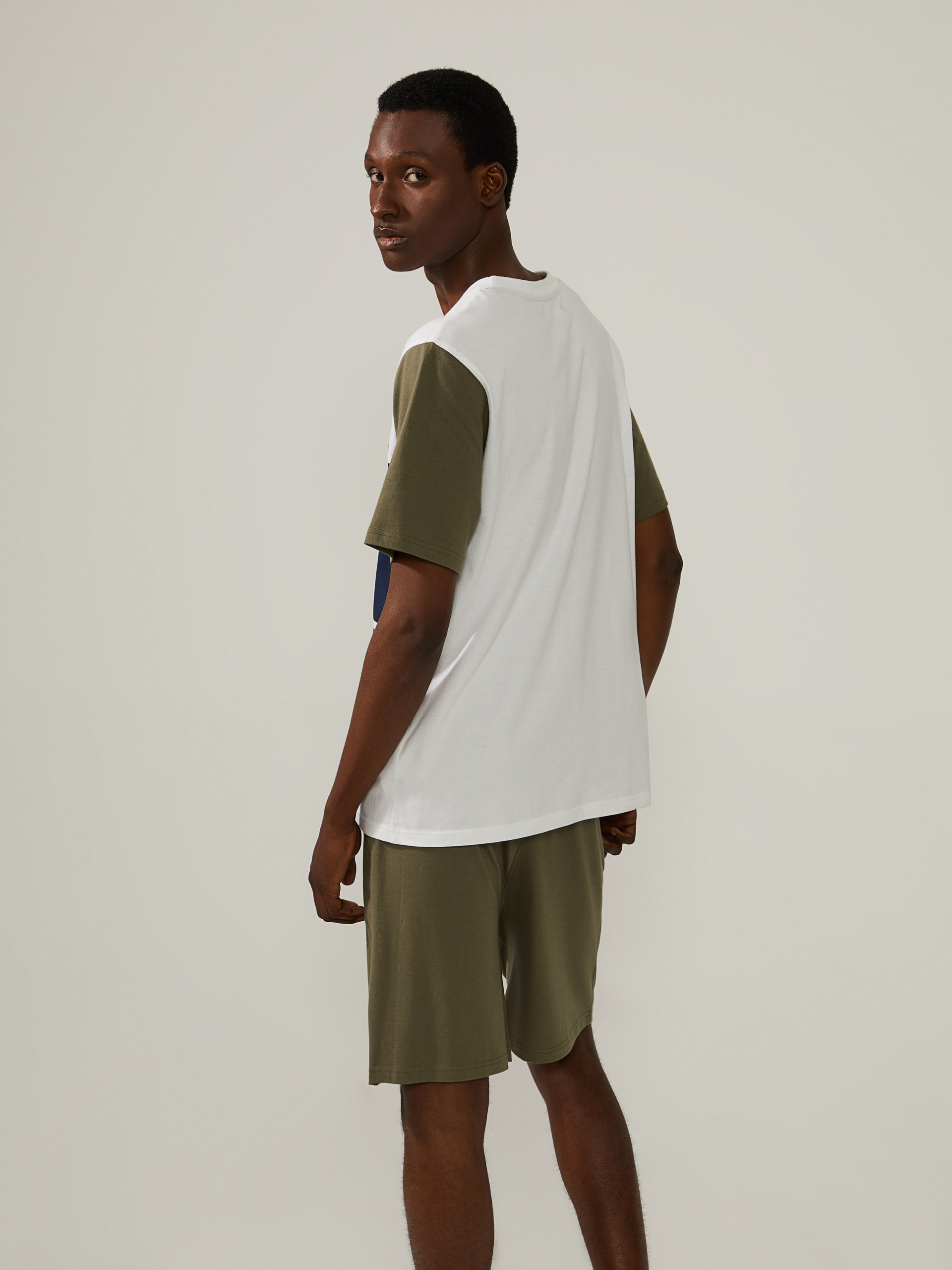 Pijama curto estampado