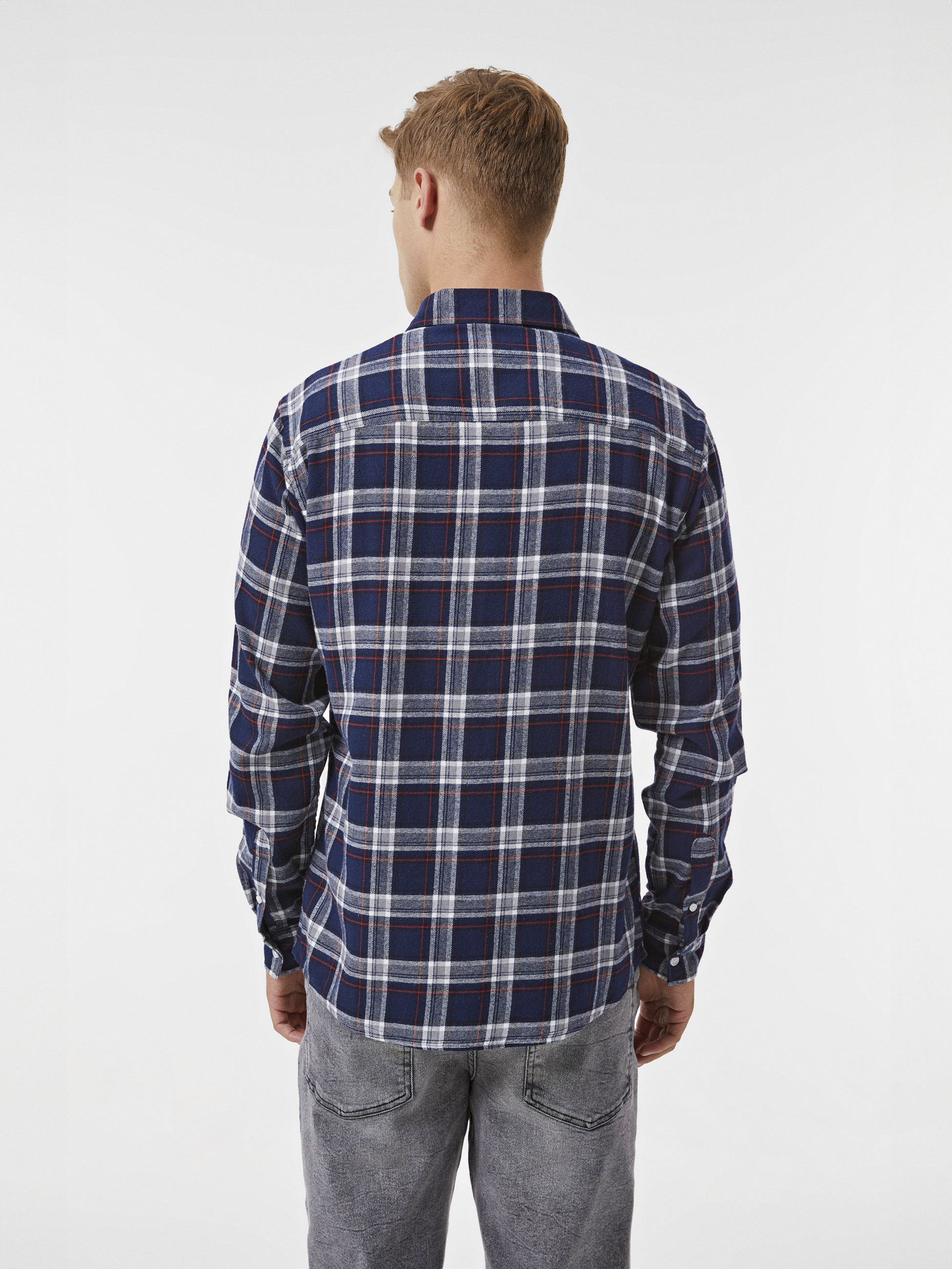 Camisa regular fit xadrez