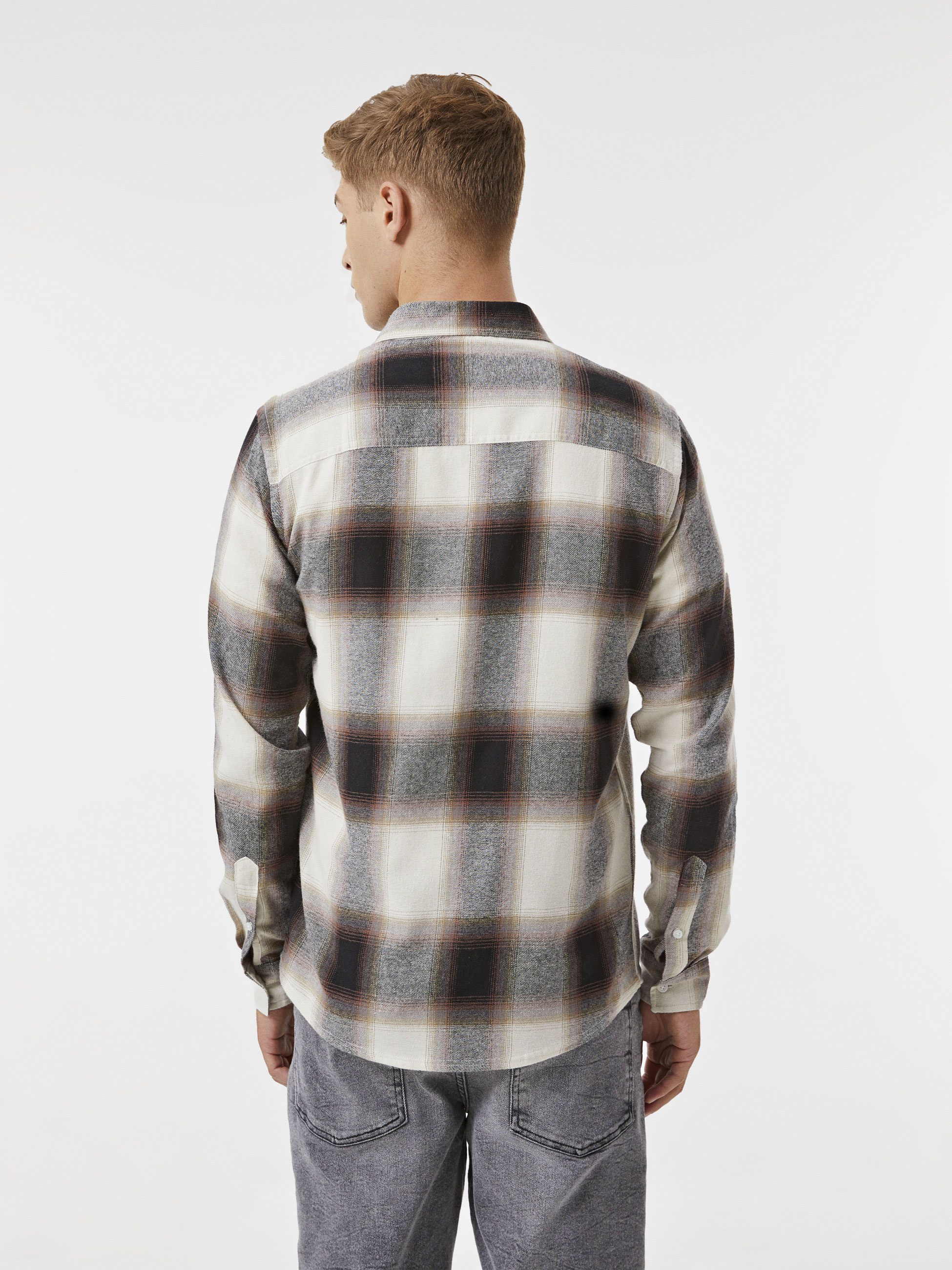 Camisa xadrez de algodão