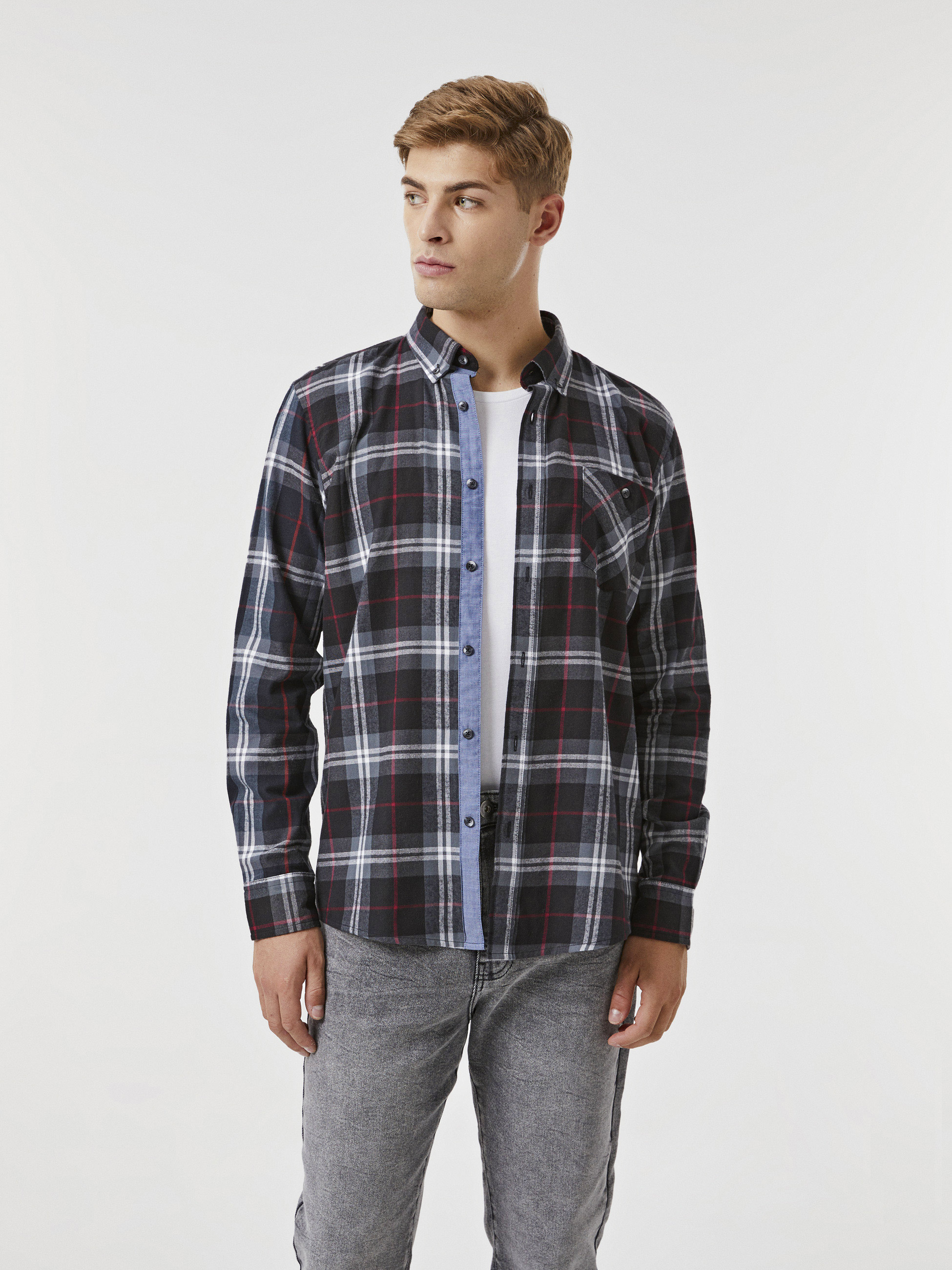 Camisa xadrez regular fit