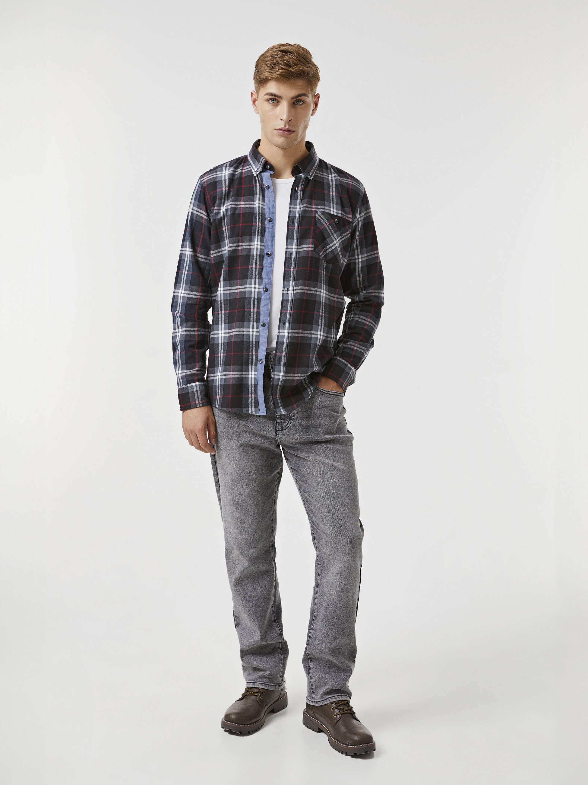 Camisa xadrez regular fit