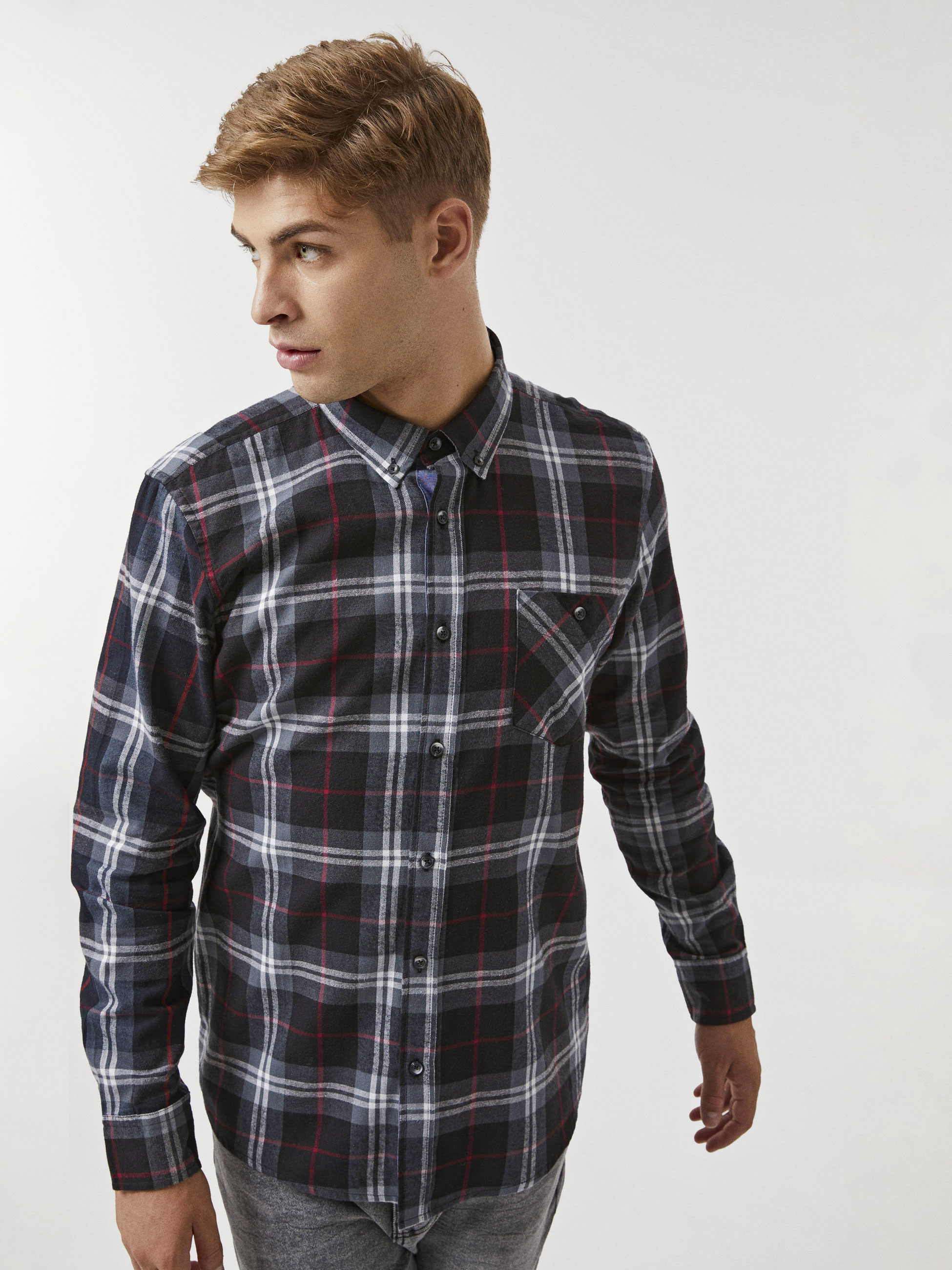 Camisa xadrez regular fit