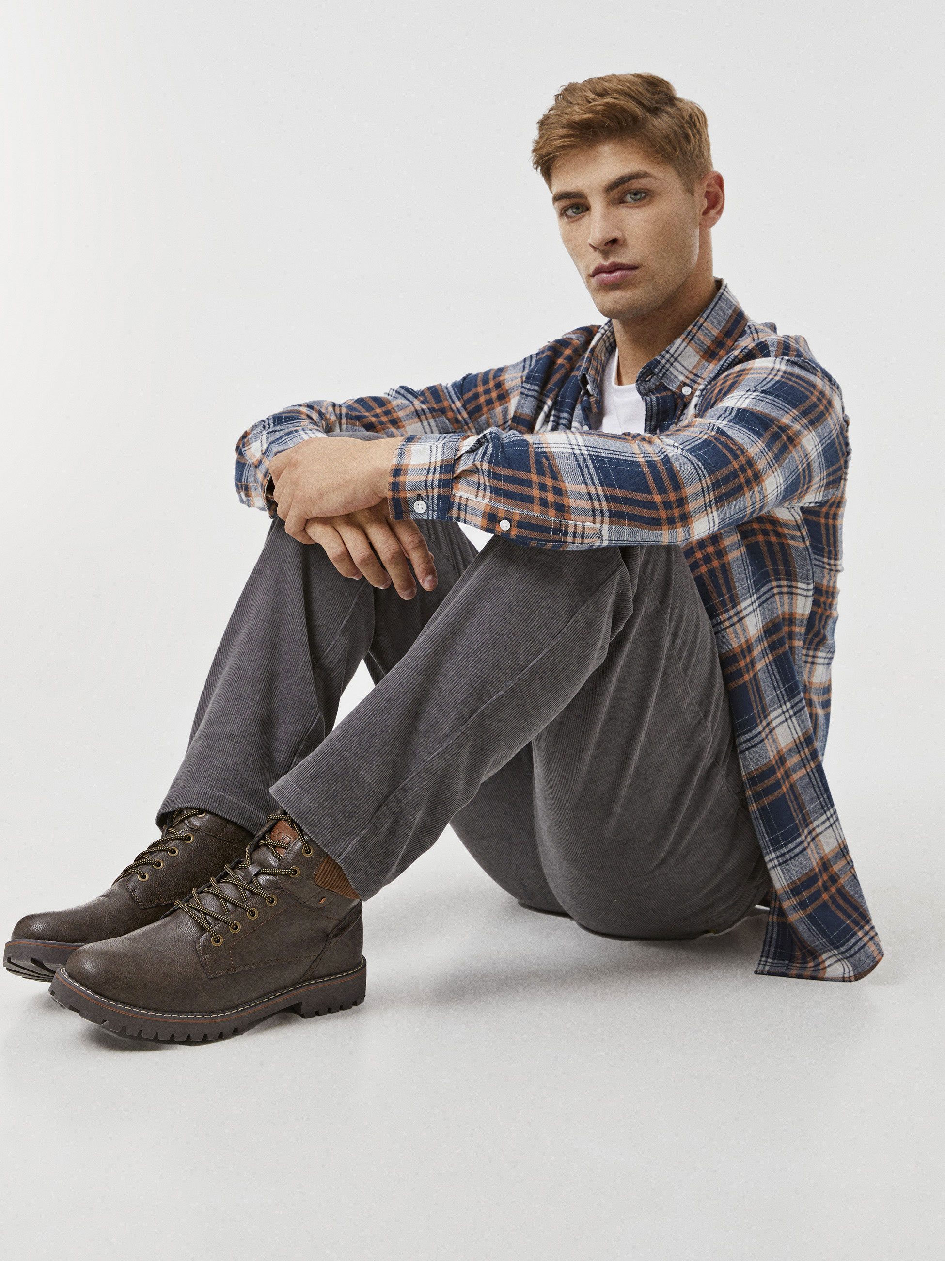 Calças chino bombazine