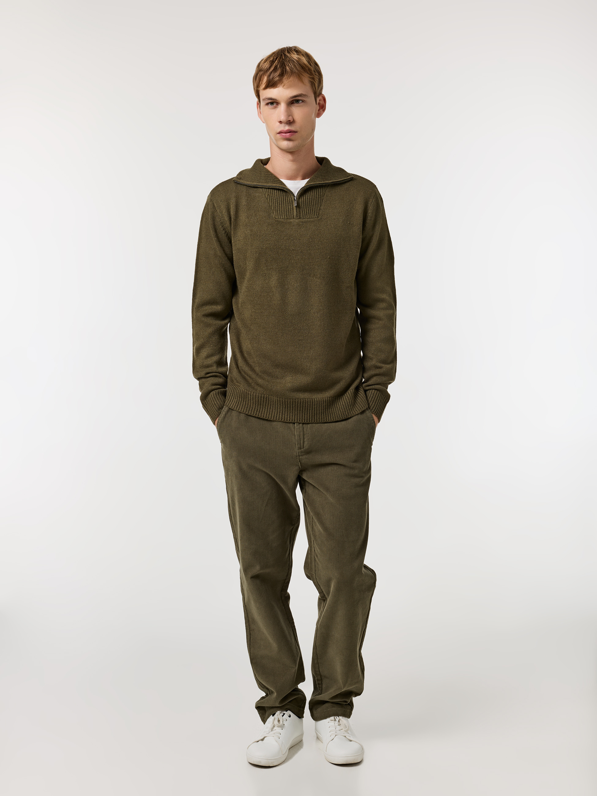 Calças chino bombazine