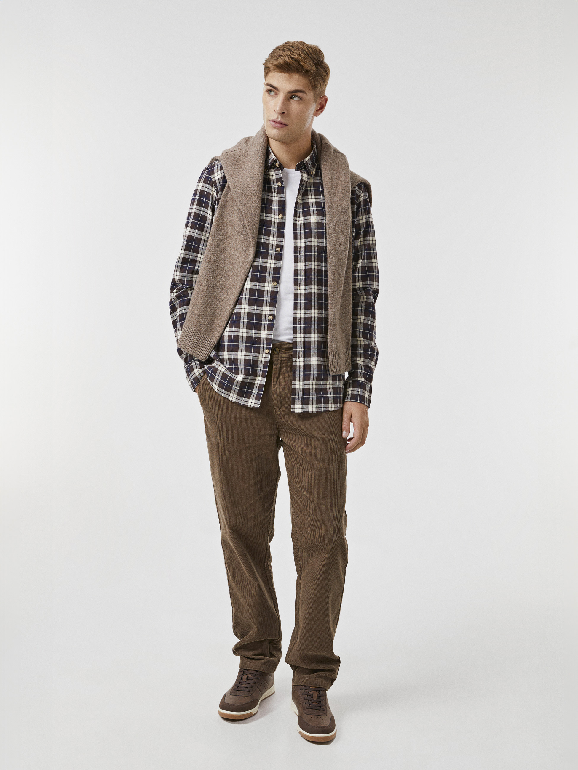 Calças chino bombazine