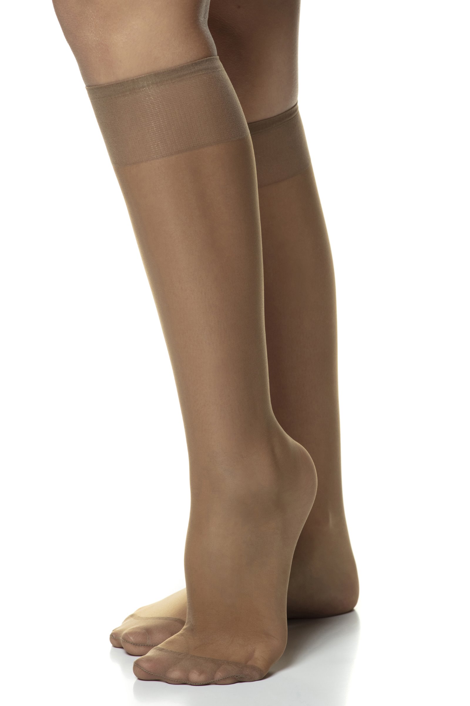 Pack de 3 meias altas transparentes