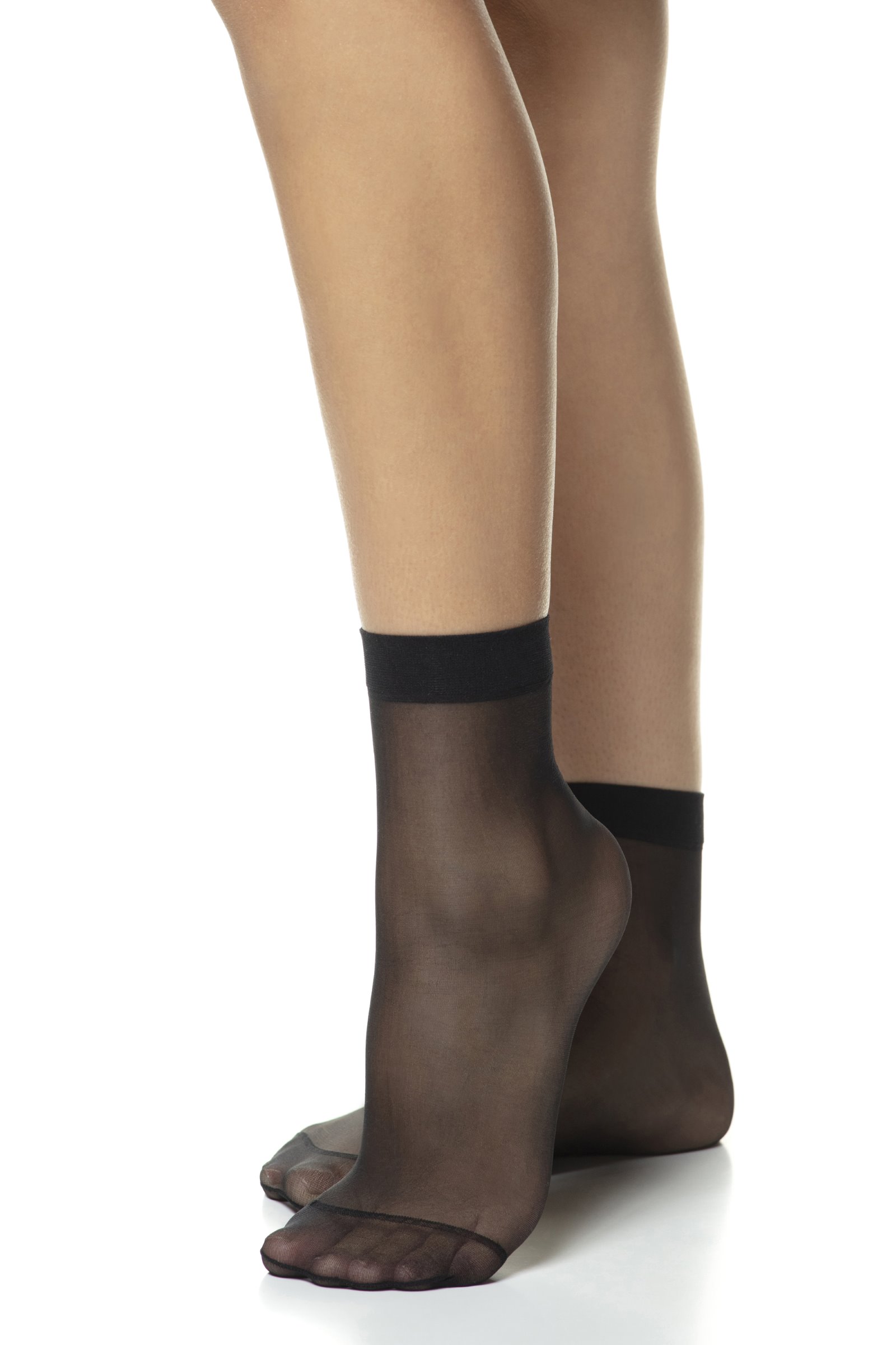 Pack de 3 mini-meias transparentes