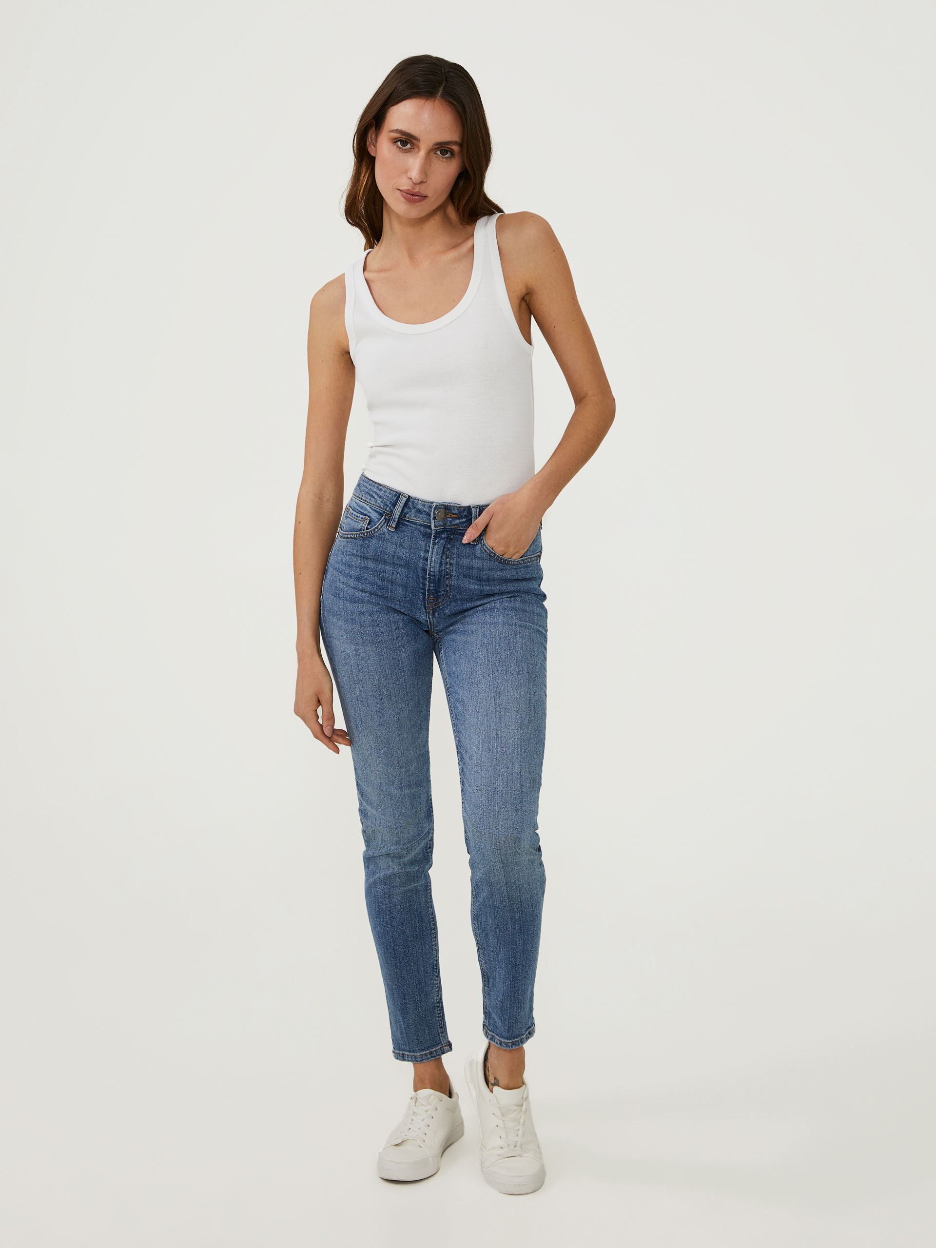 Calças de ganga slim fit push up