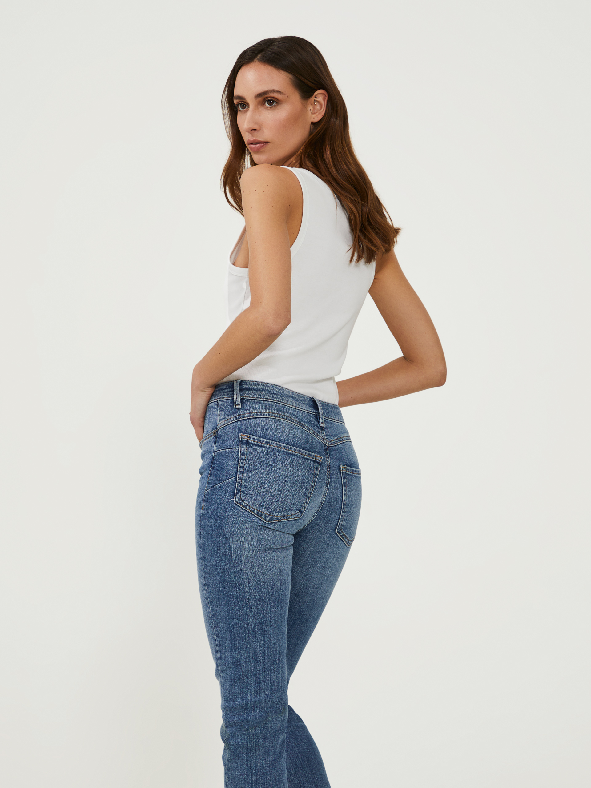 Calças de ganga slim fit push up