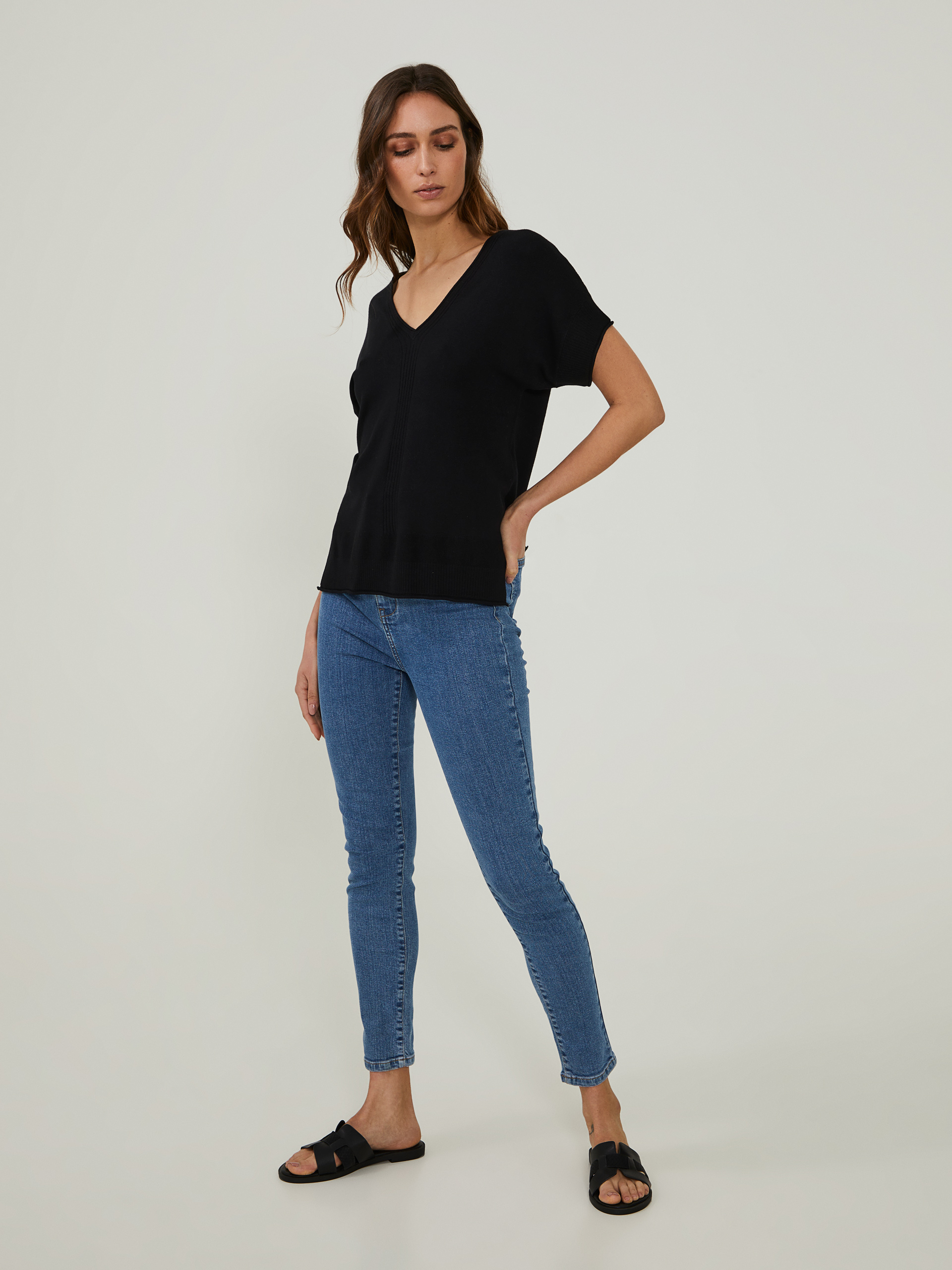 Camisola decote em V