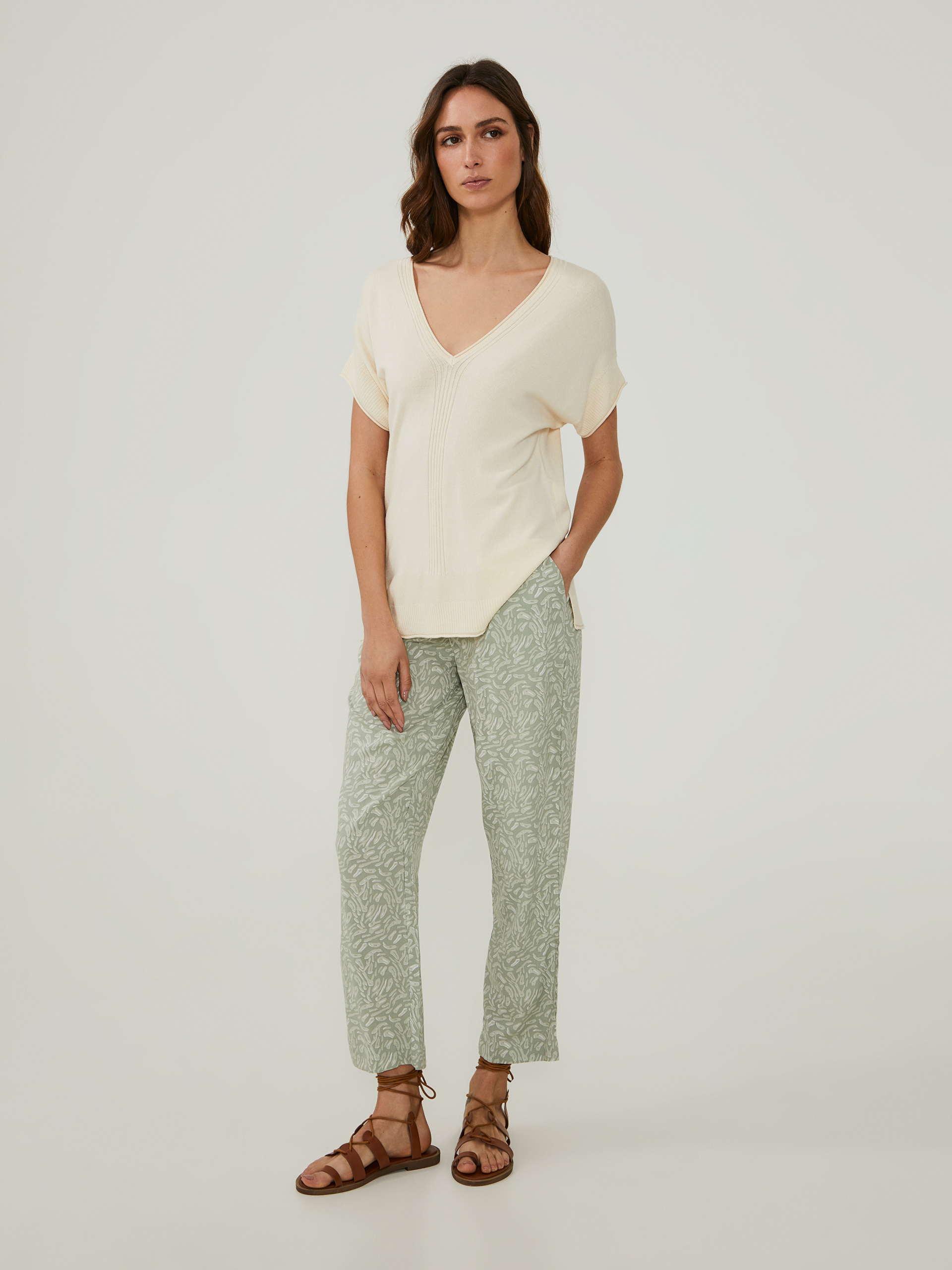 Camisola decote em V
