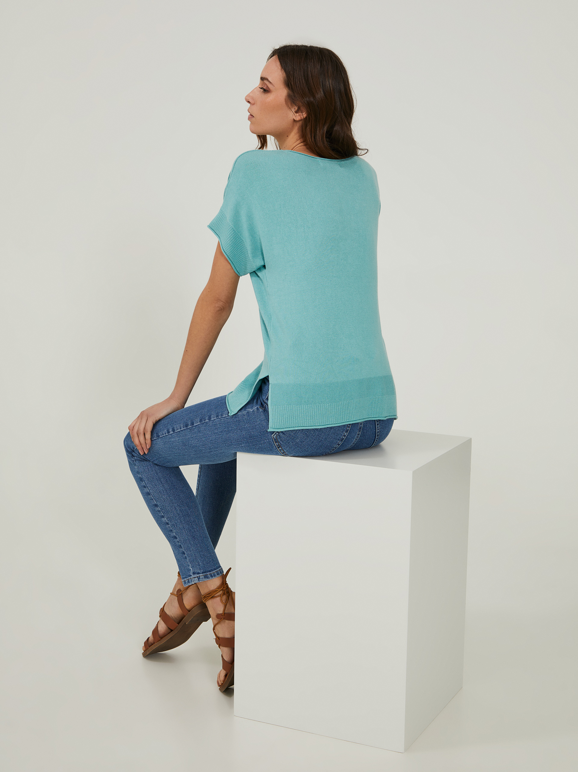Camisola decote em V