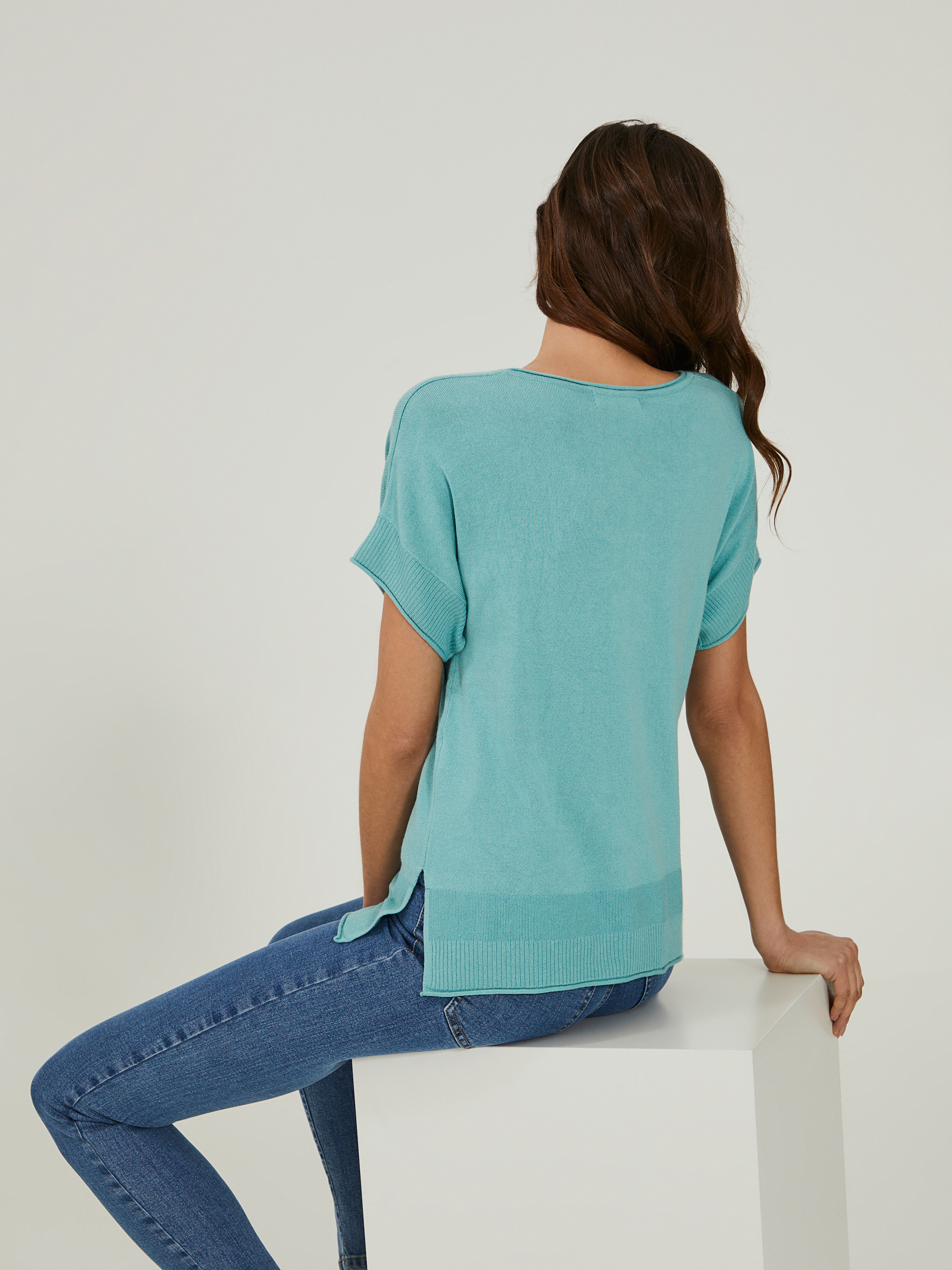 Camisola decote em V