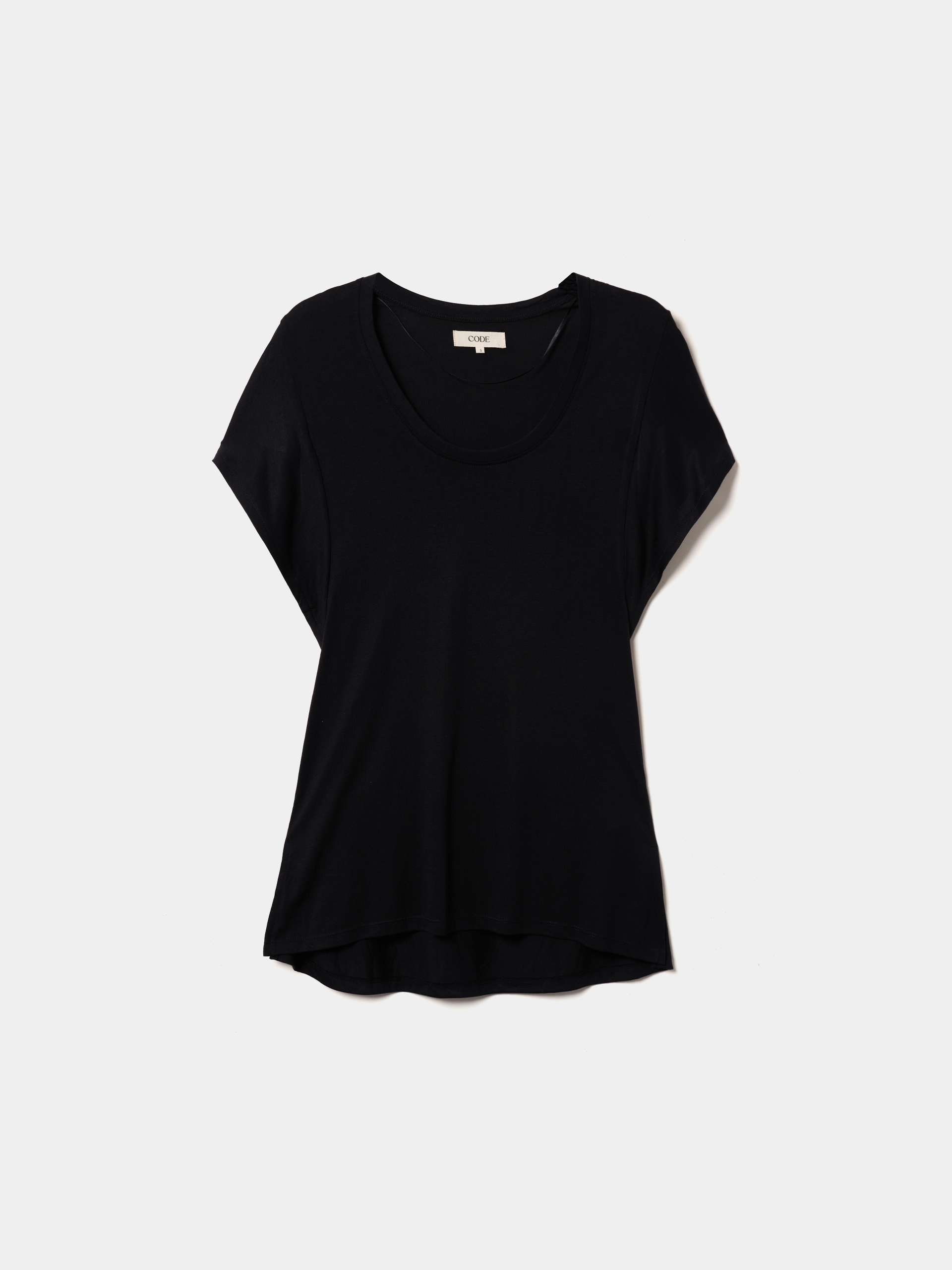 T-Shirt com folhos nas mangas