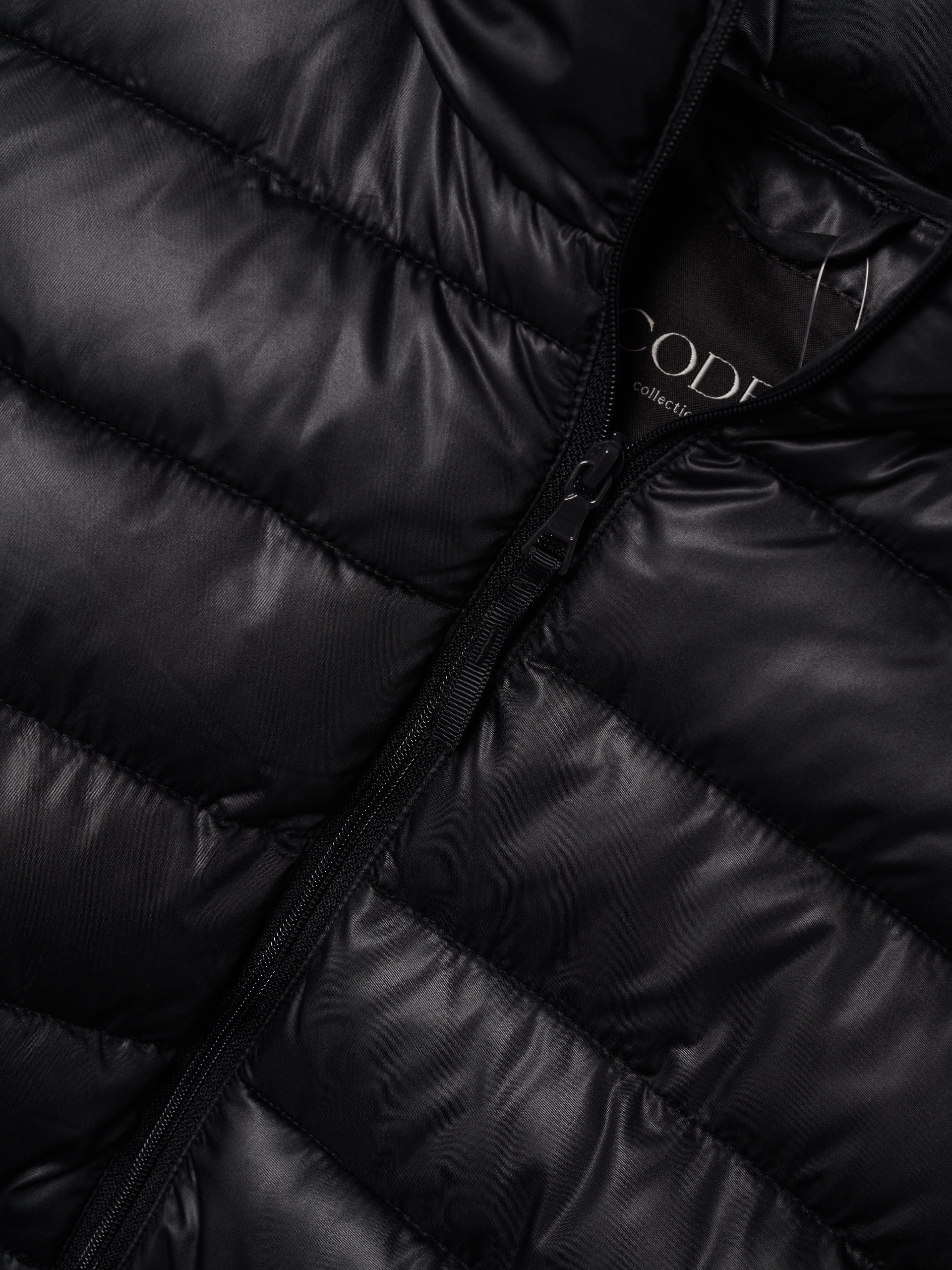 Casaco acolchoado com capuz