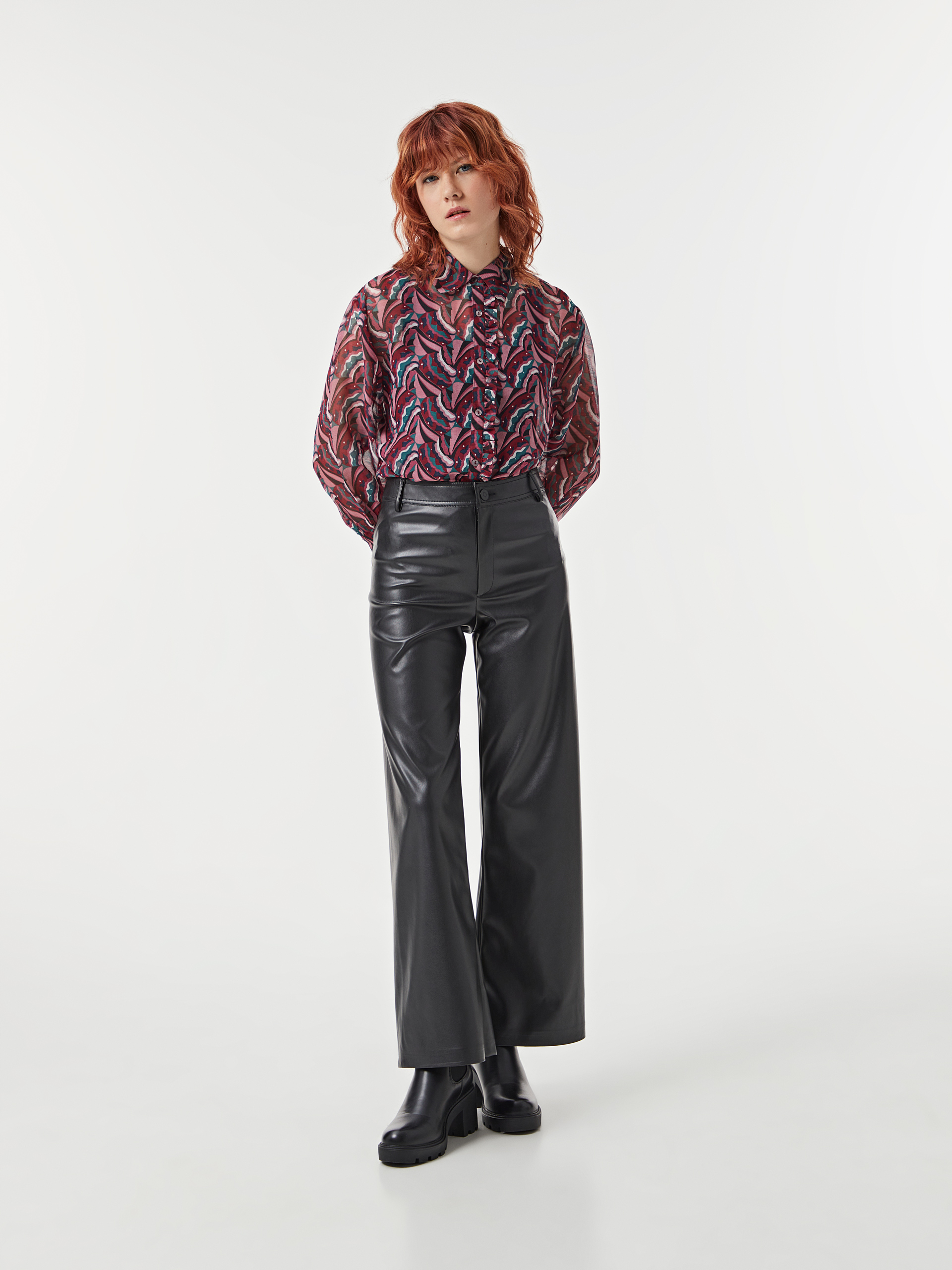 Camisa com transparência