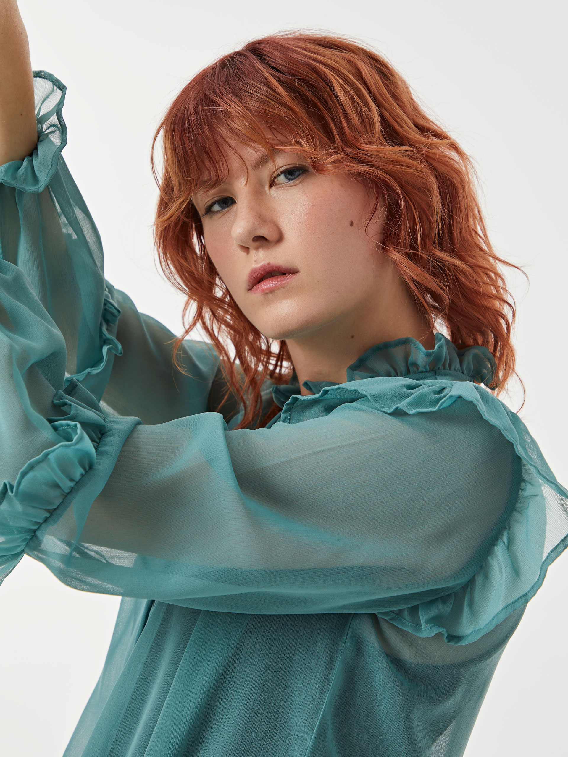 Blusa com transparência