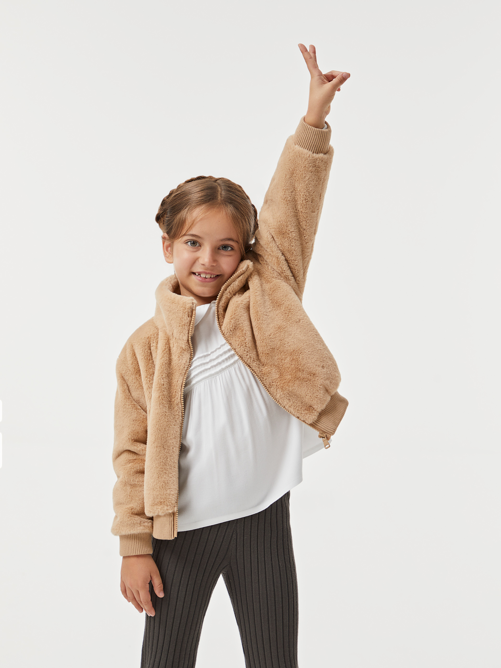 Casaco pelo sintético