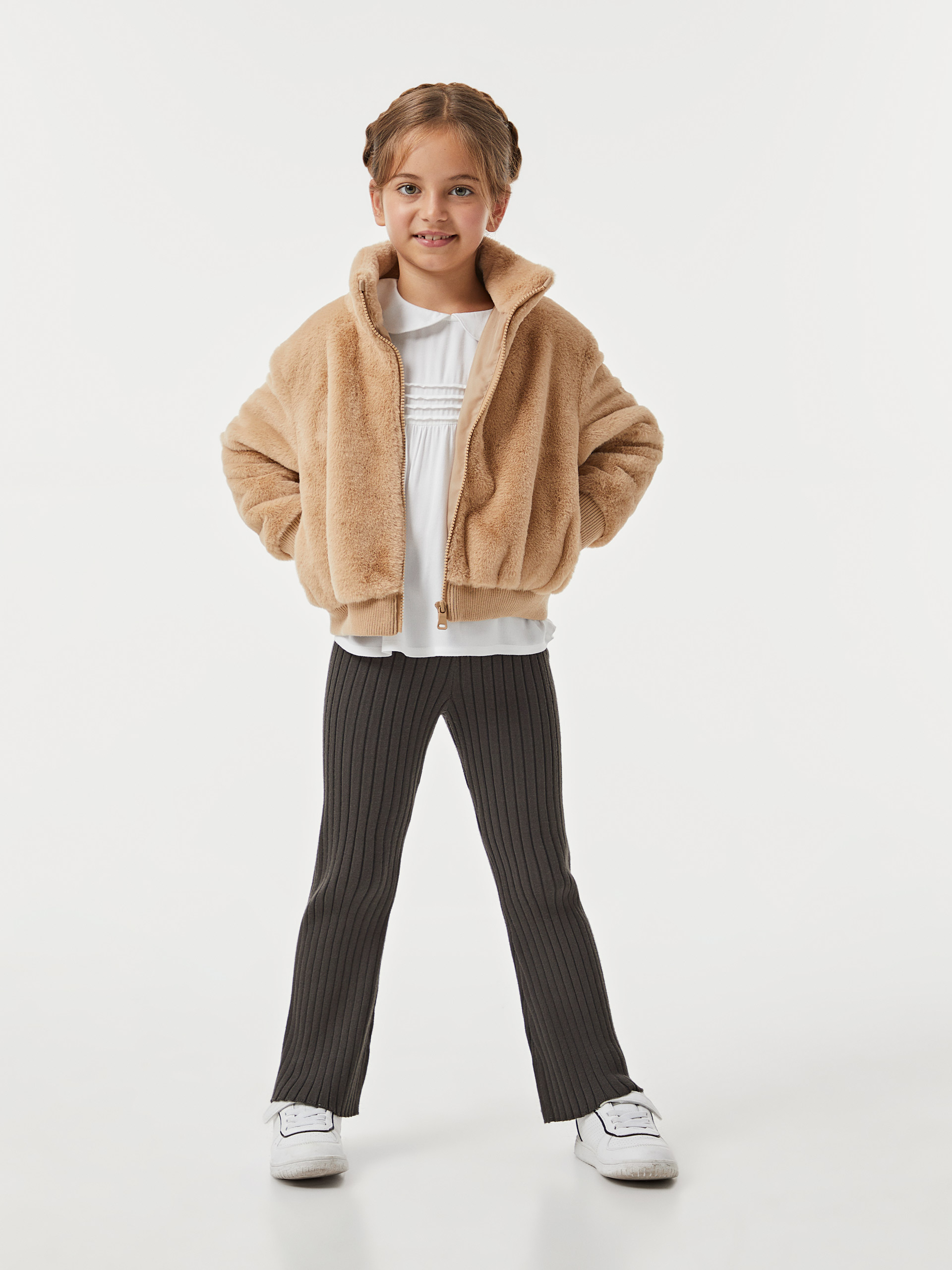 Casaco pelo sintético