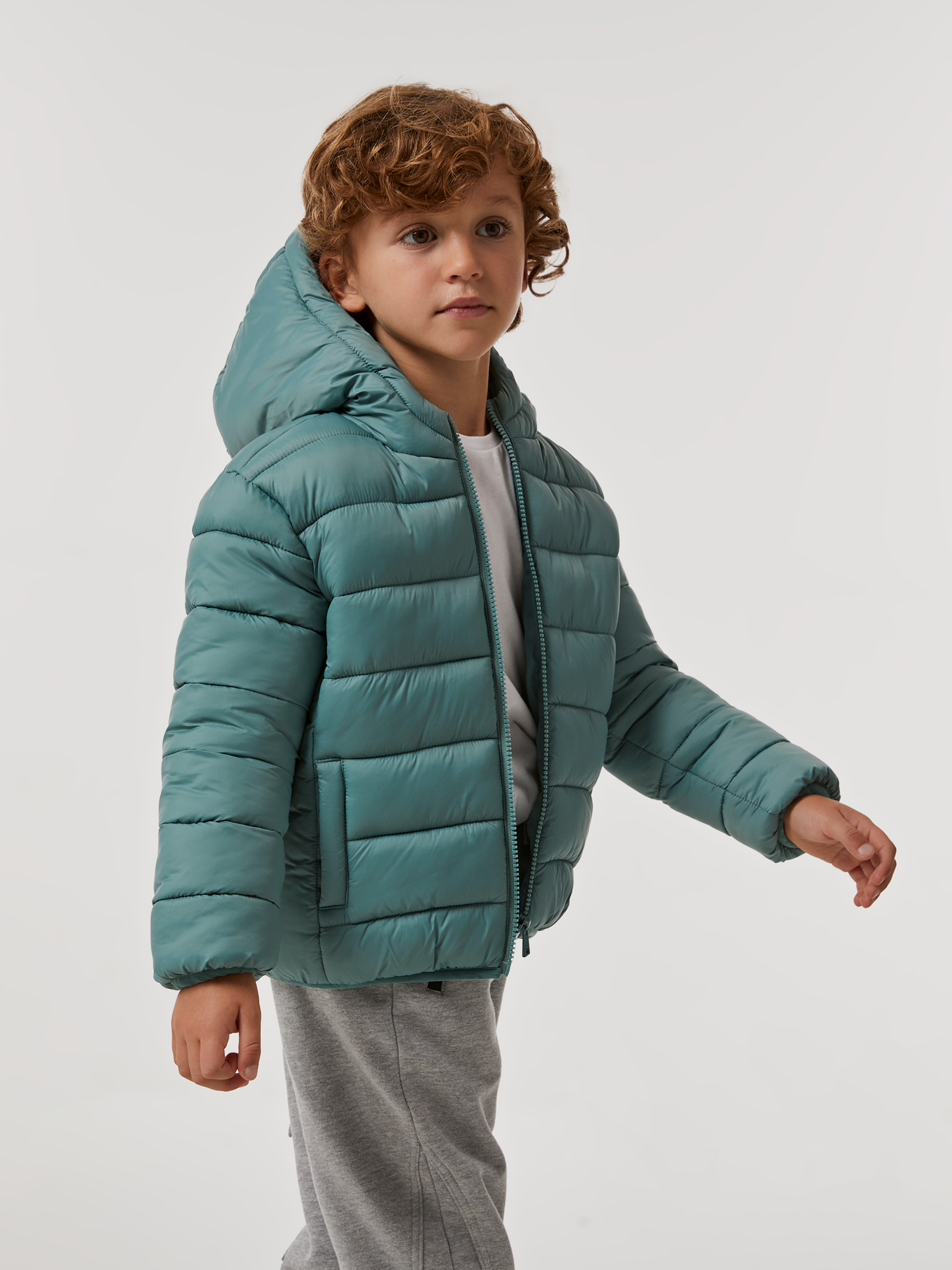 Casaco acolchoado com capuz