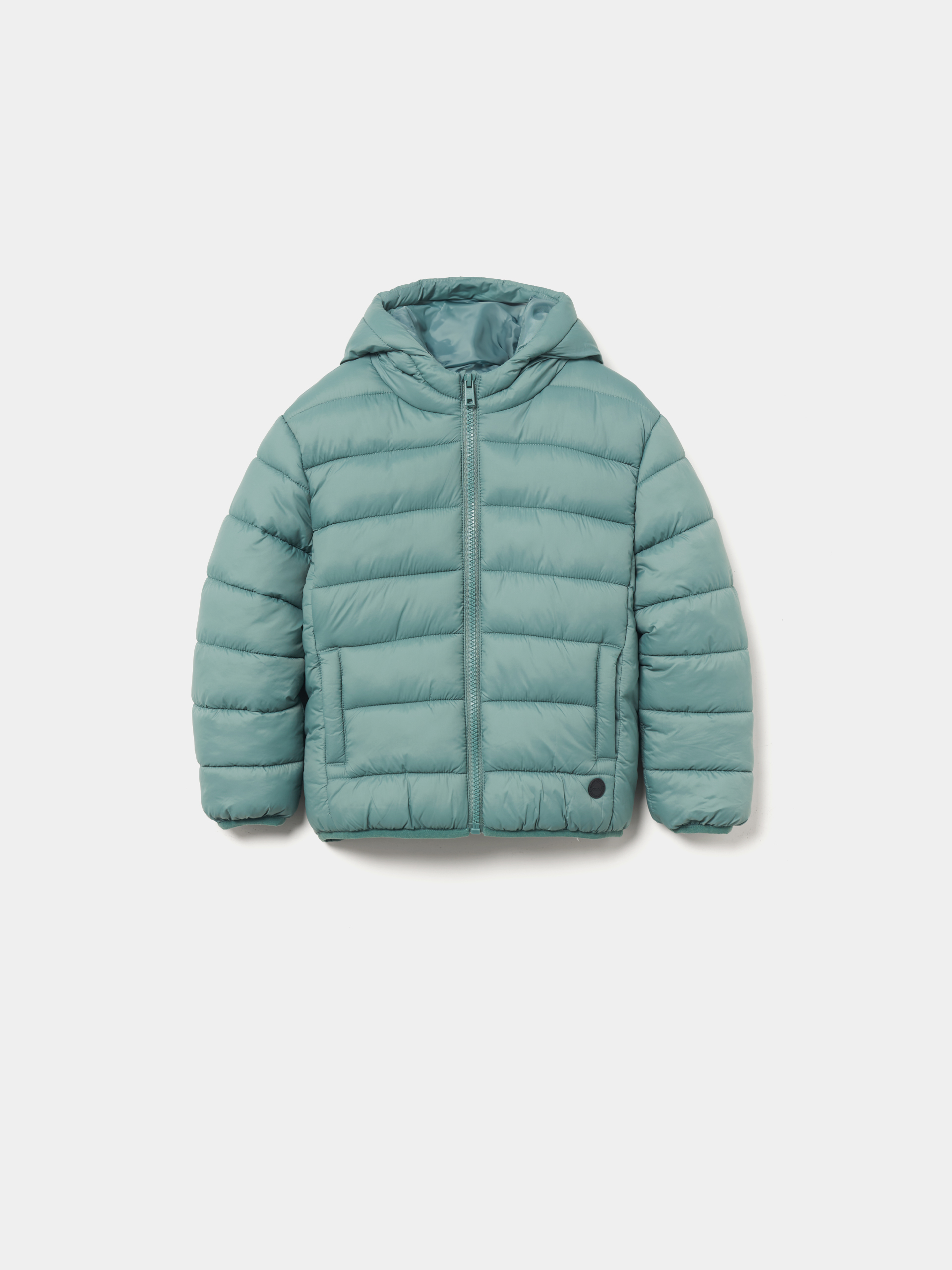 Casaco acolchoado com capuz