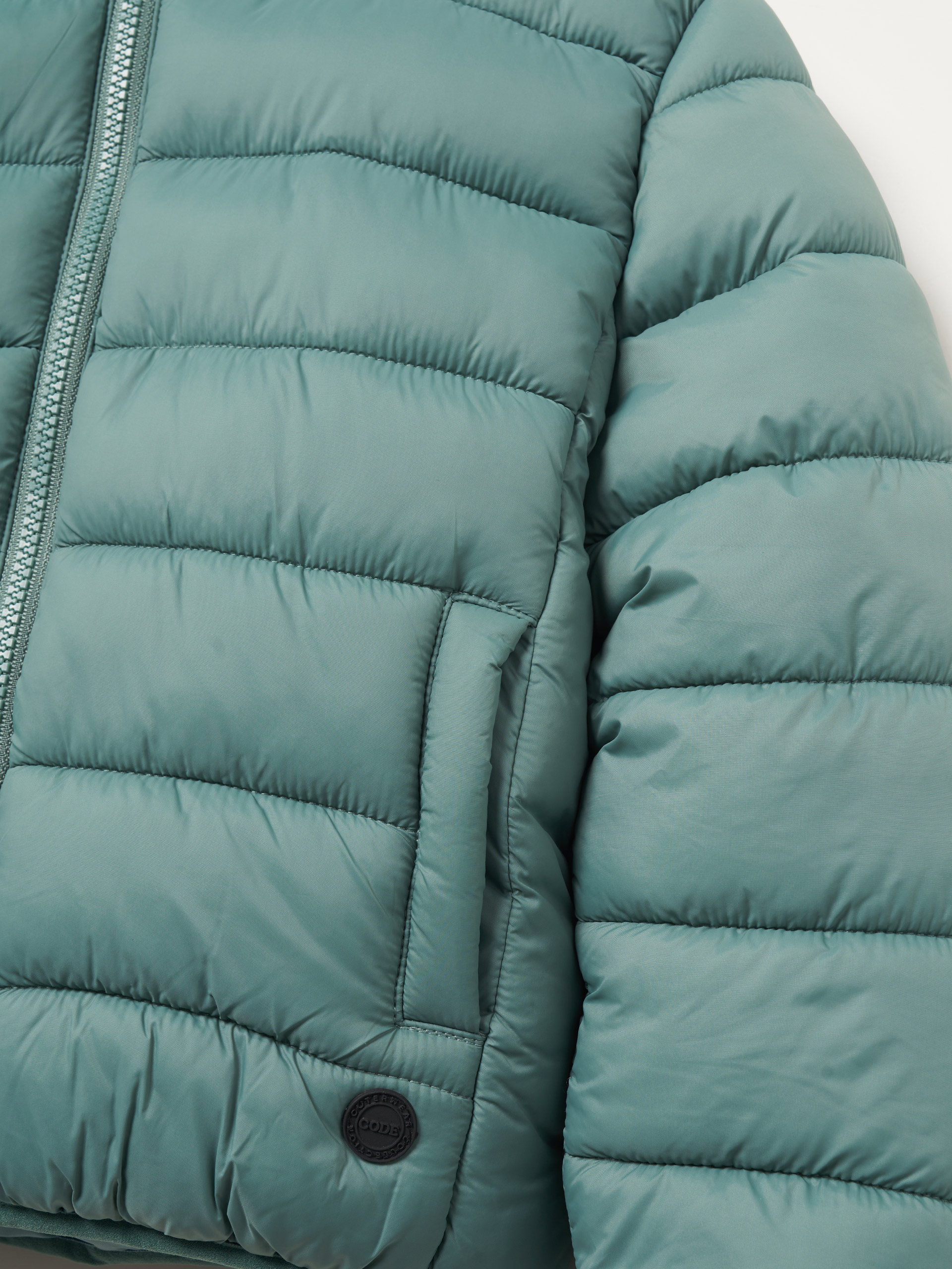 Casaco acolchoado com capuz