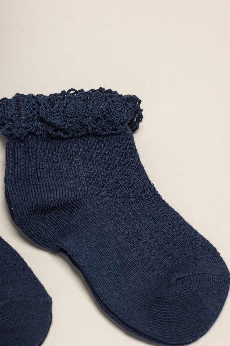 Pack 2 soquetes com renda