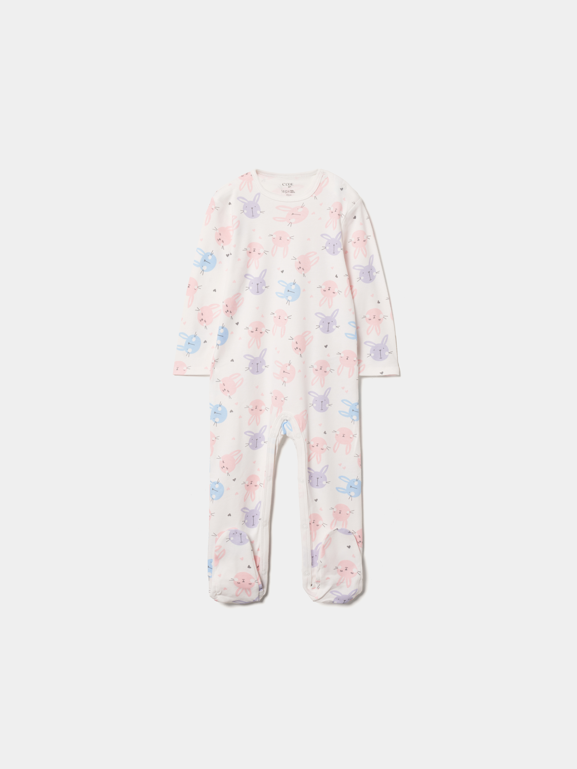 Pack dois babygrows 100% algodão