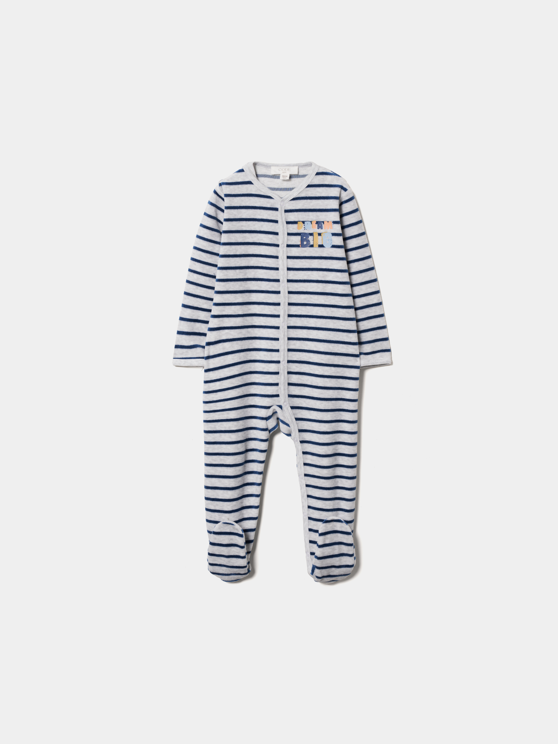 Babygrow às riscas