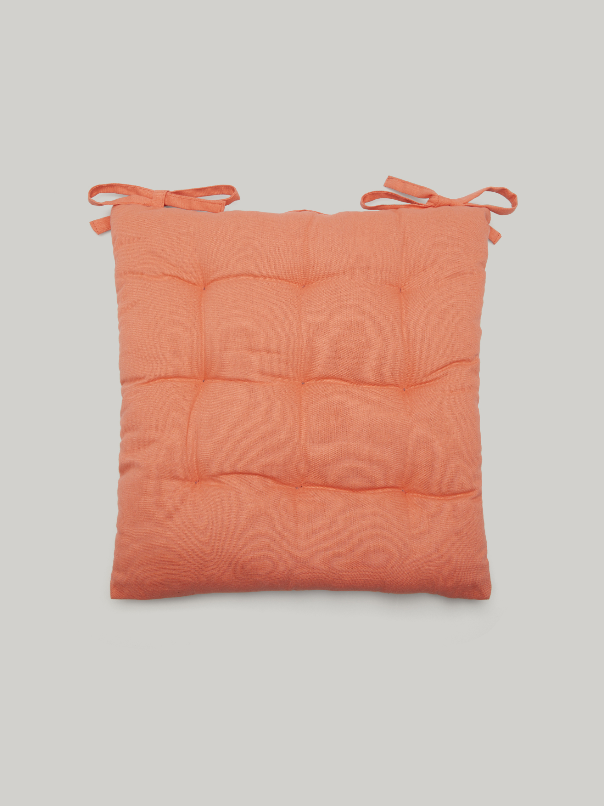 Almofada de Cadeira com Laços - Coral