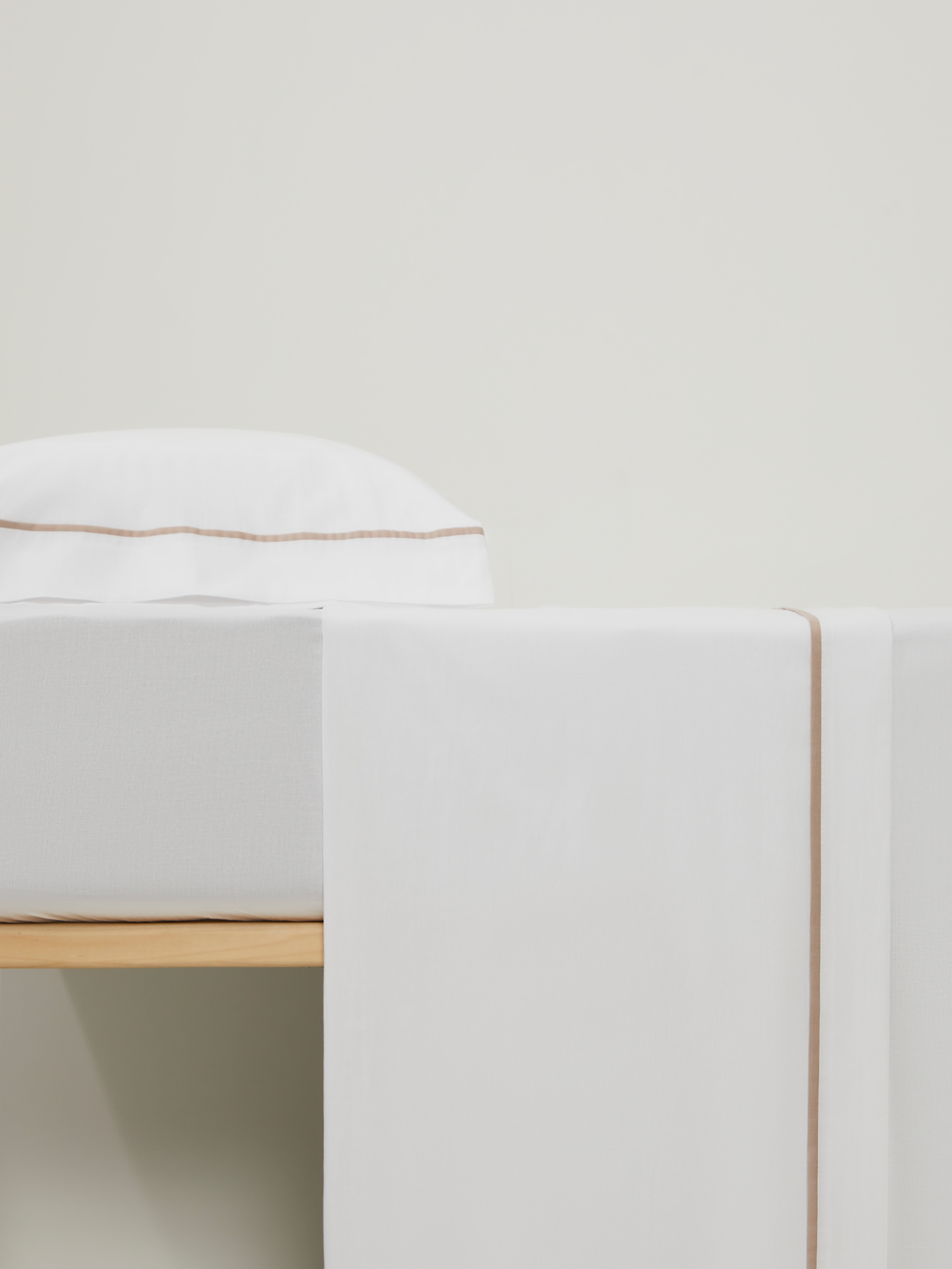 Lençol de cima vivo bege