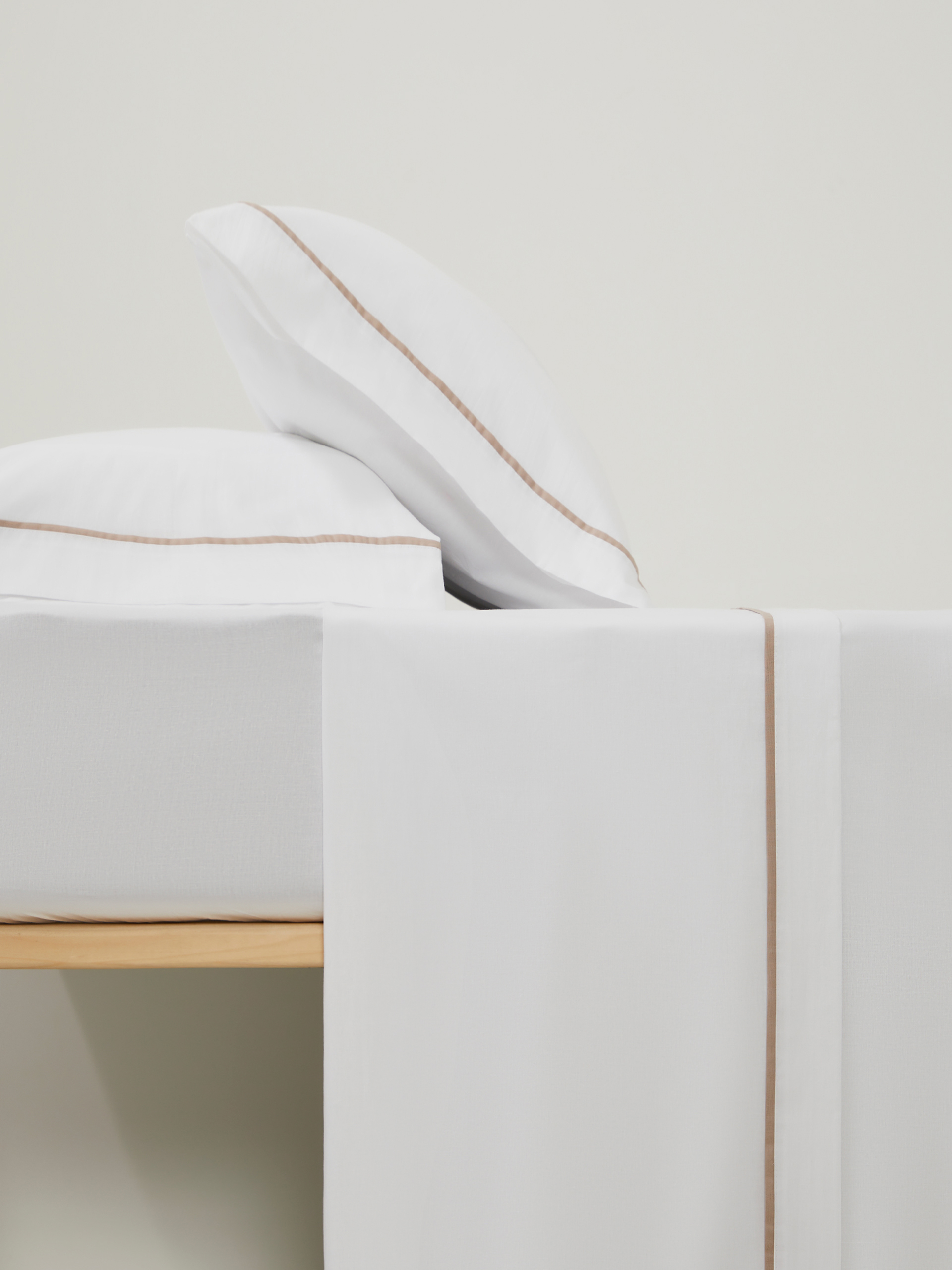 Lençol de cima vivo bege