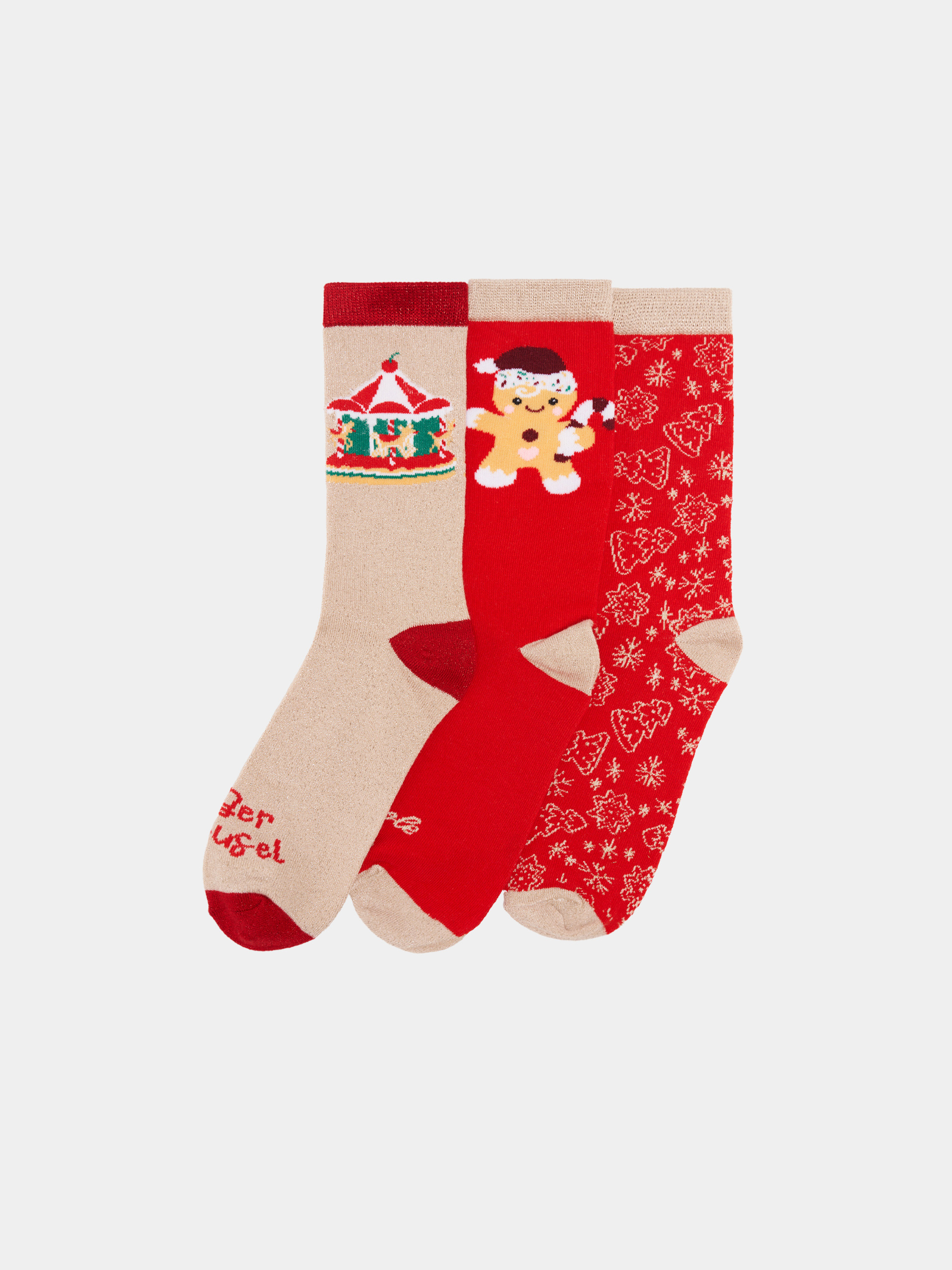 Pack 3 Pares de Meias Natal