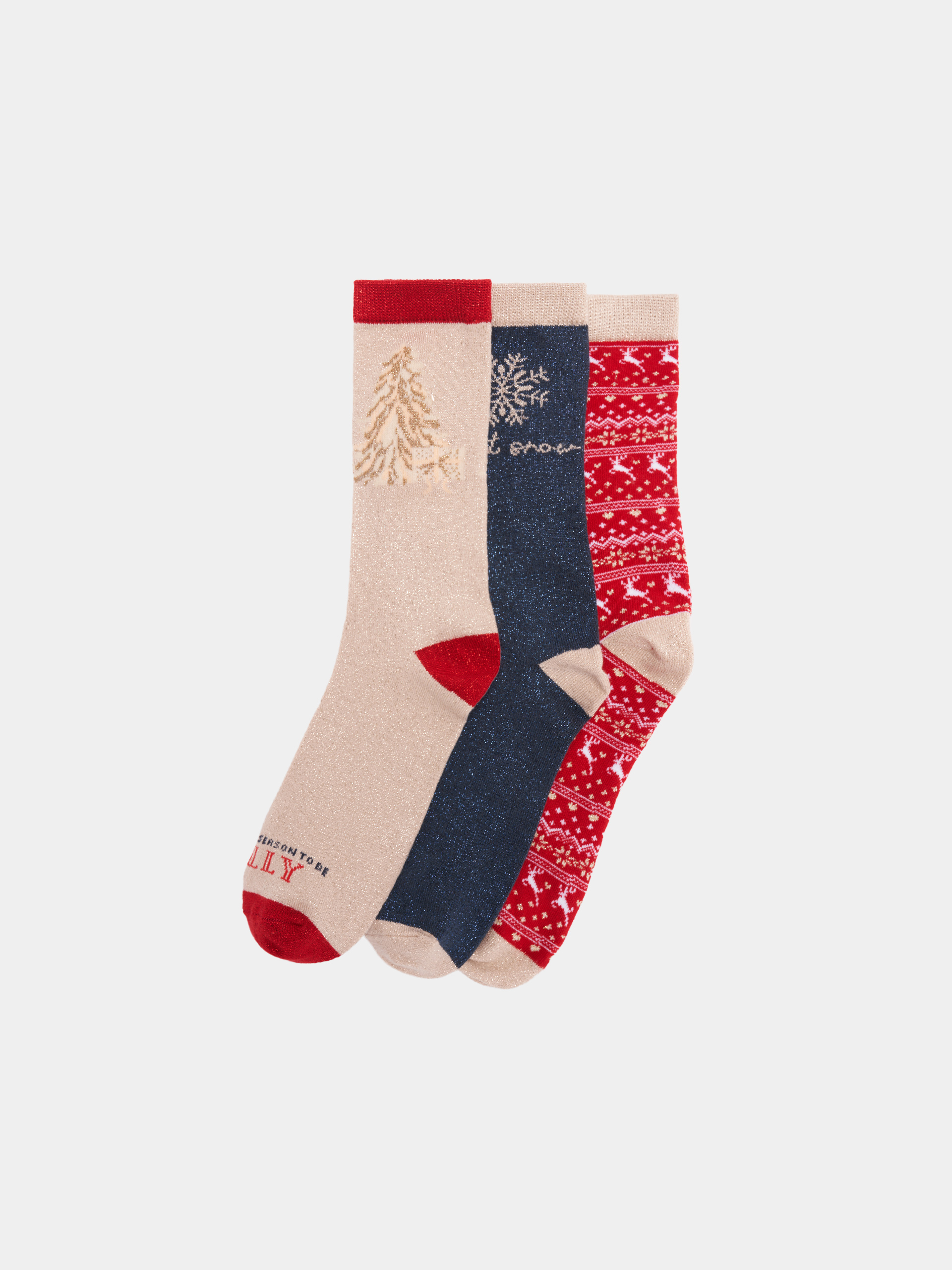 Pack 3 Pares de Meias Natal
