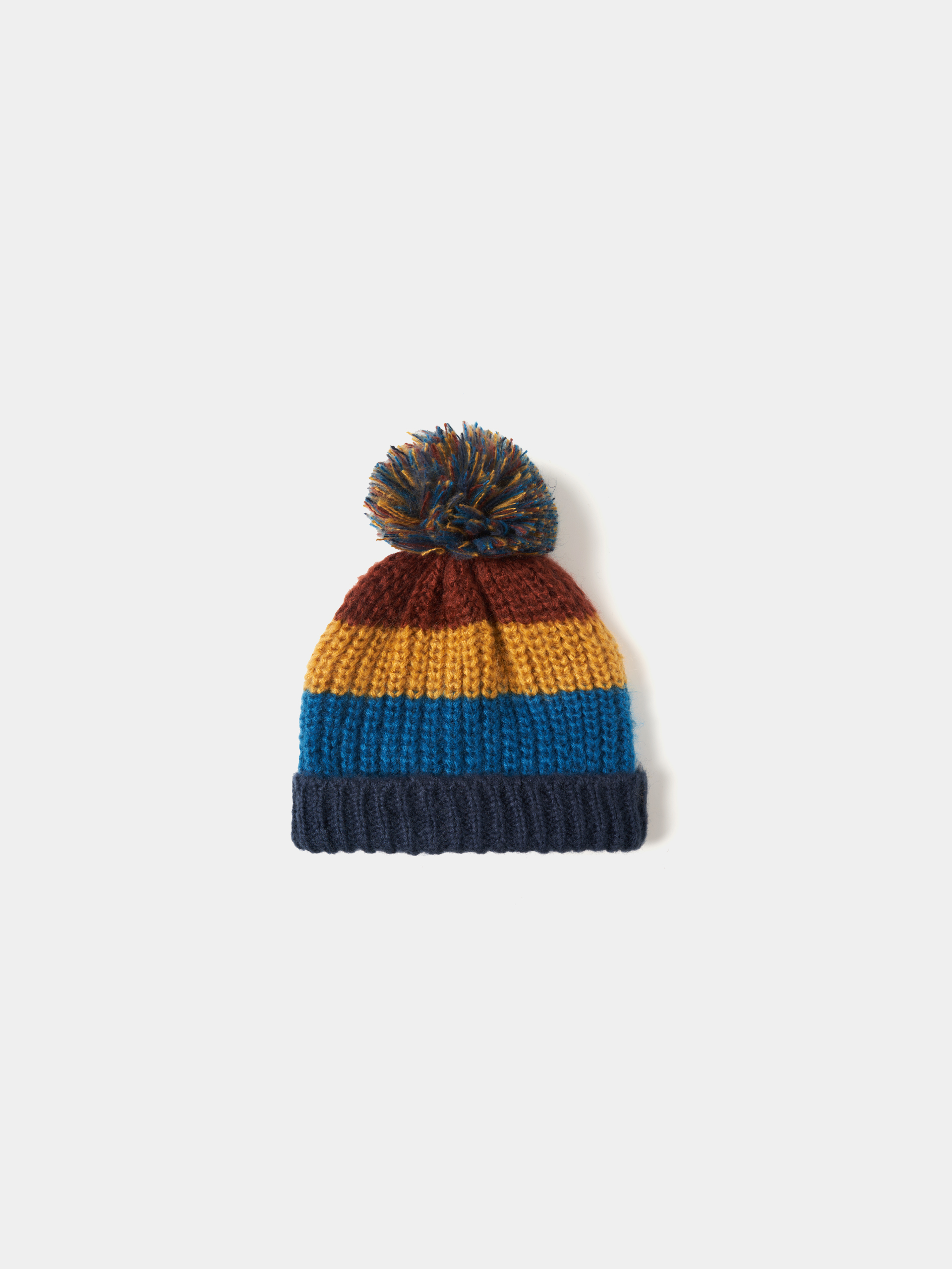 Gorro malha com pompom