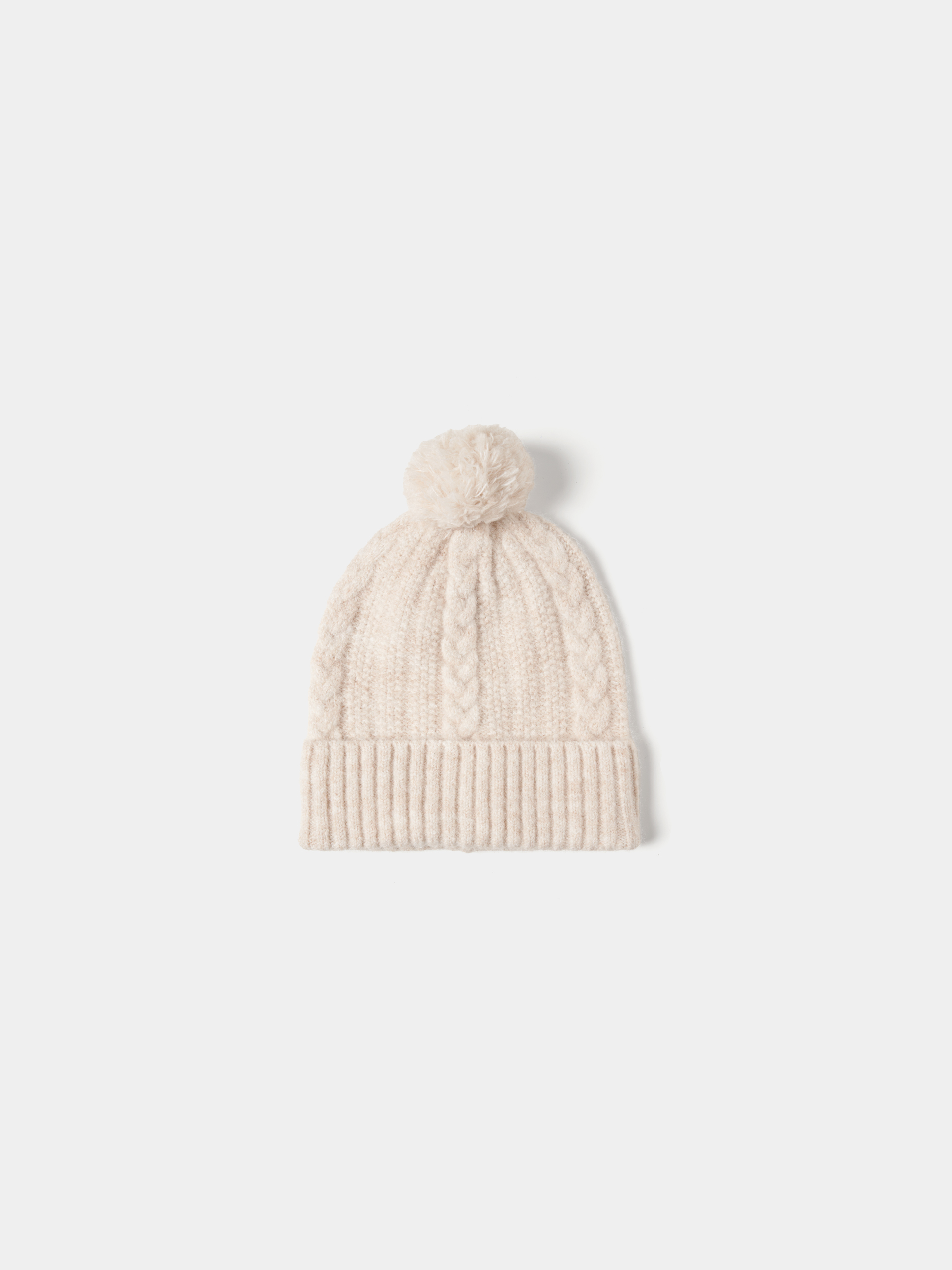 Gorro malha com pompom