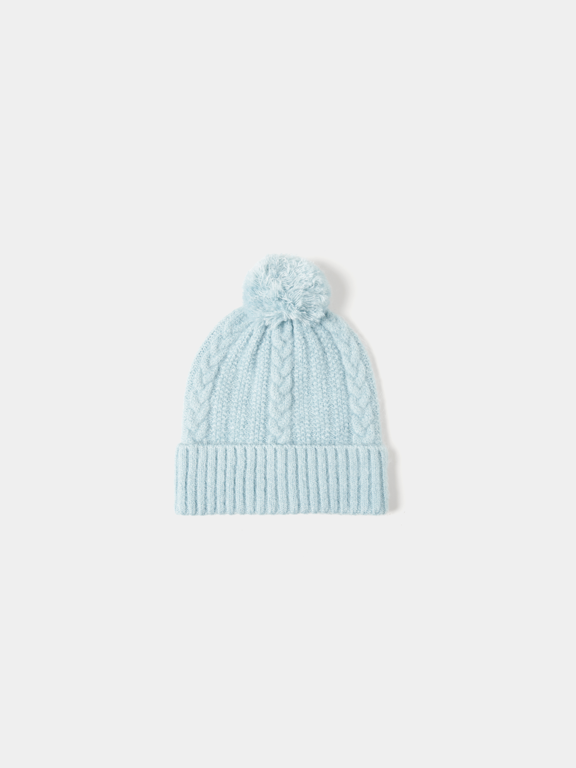 Gorro malha com pompom