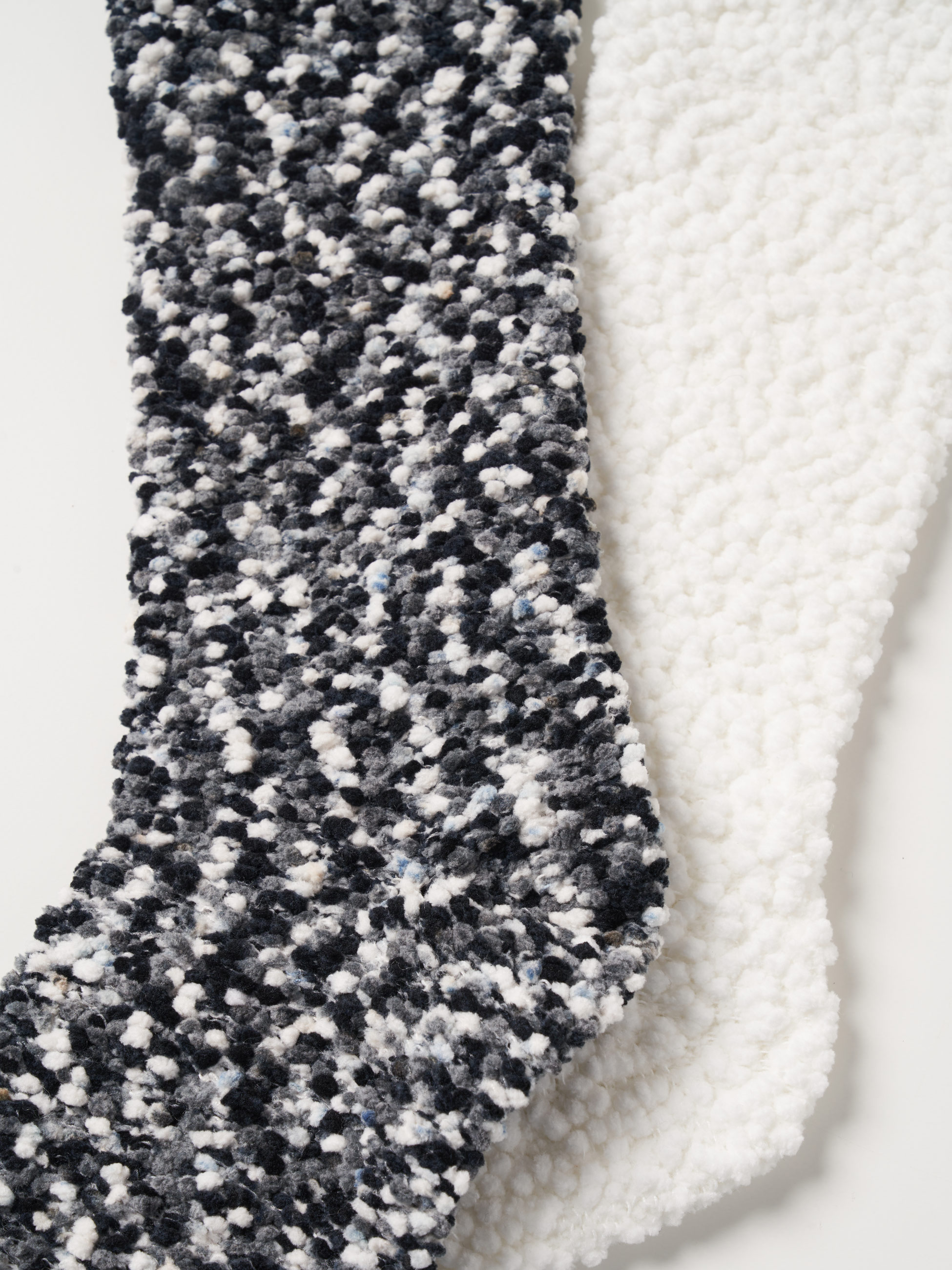 Pack 2 pares meias chenille