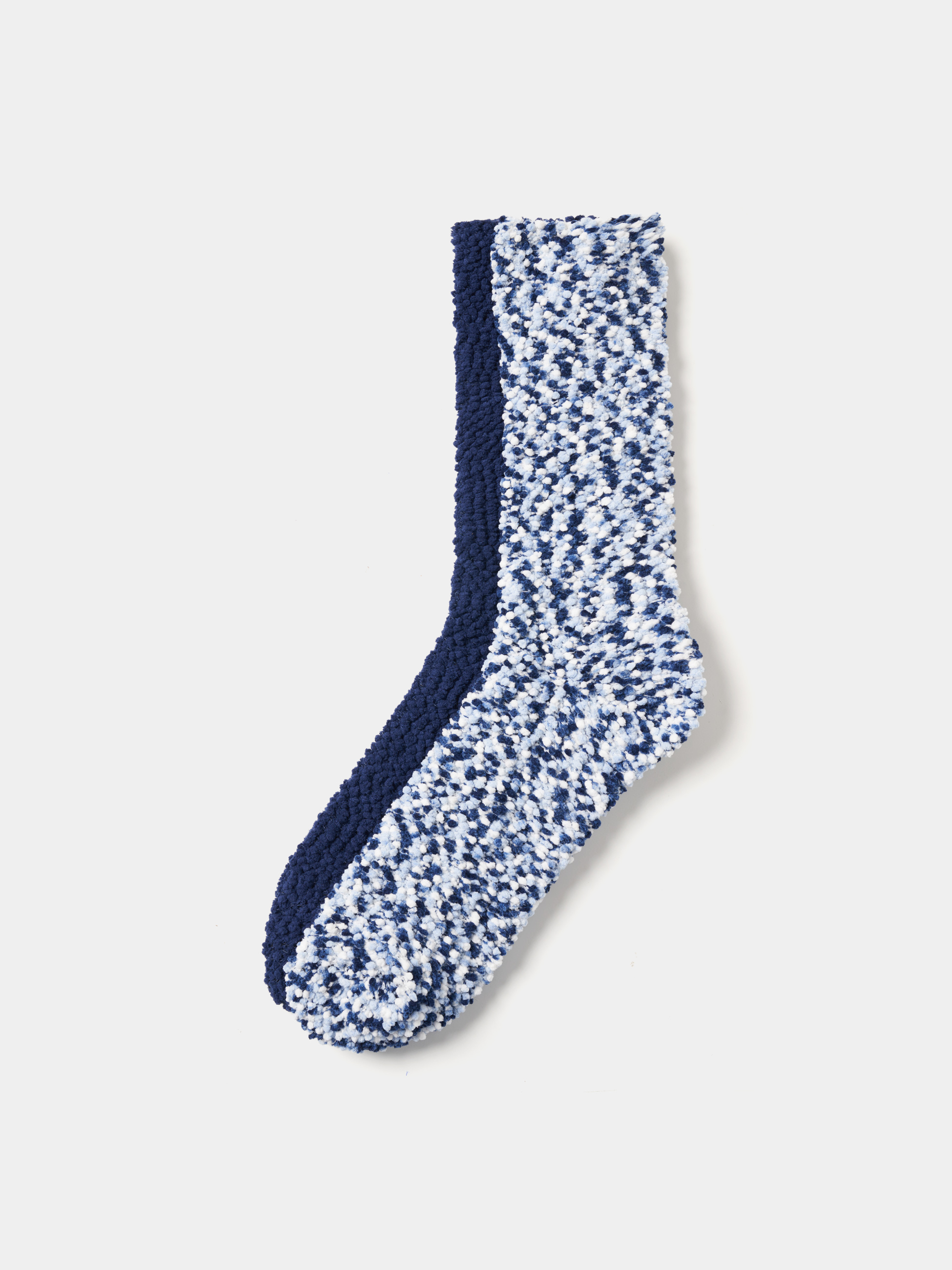 Pack 2 pares meias chenille