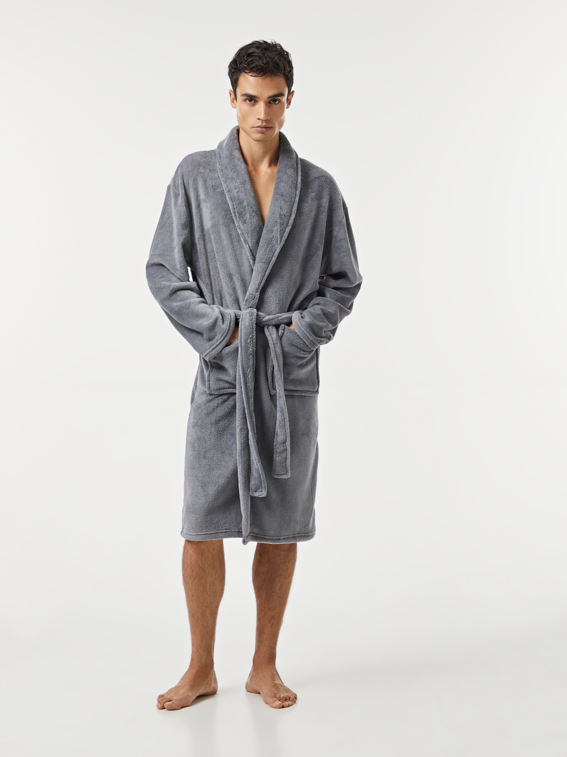 Roupão polar com cinto