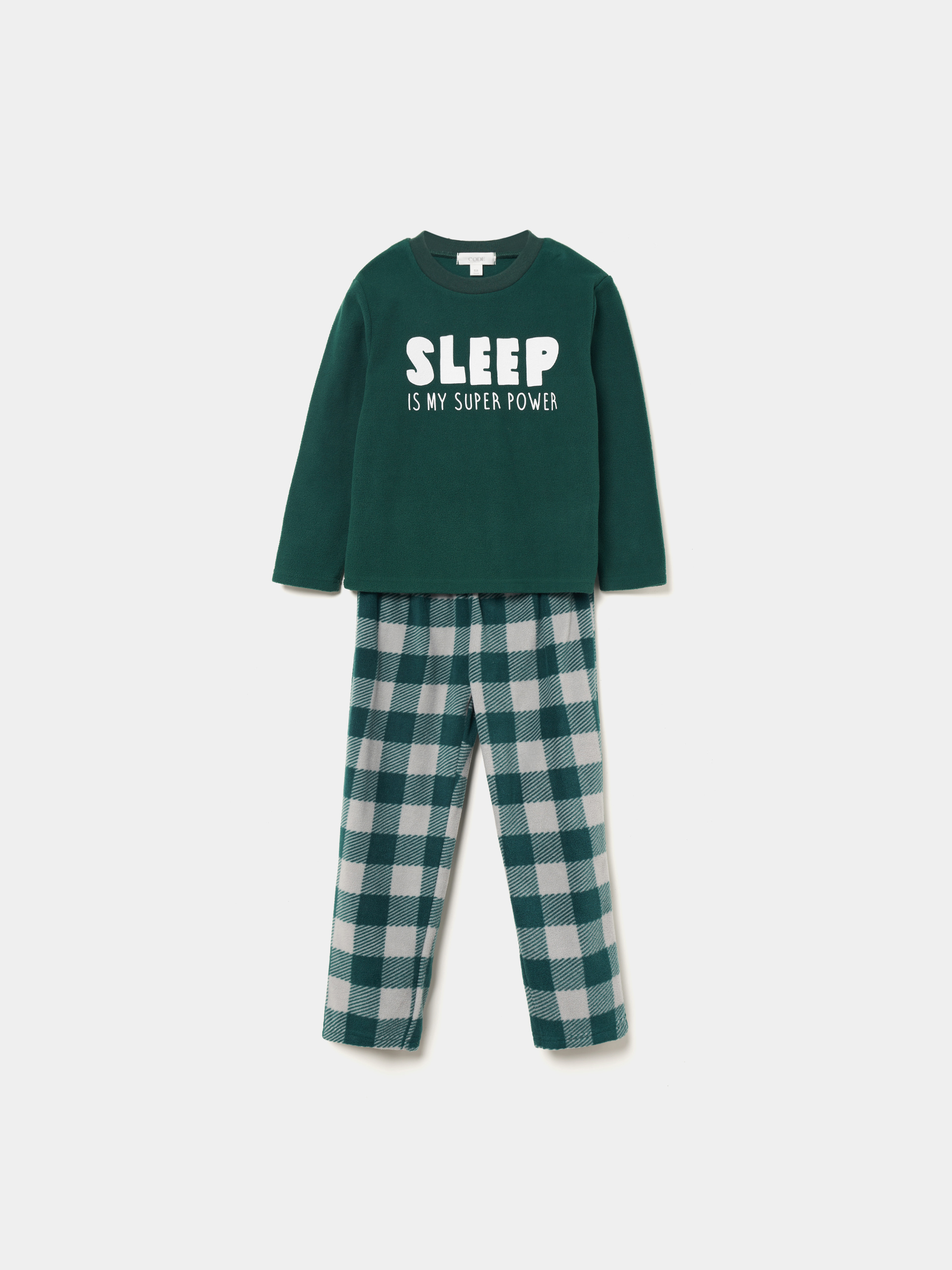 Pijama polar estampado