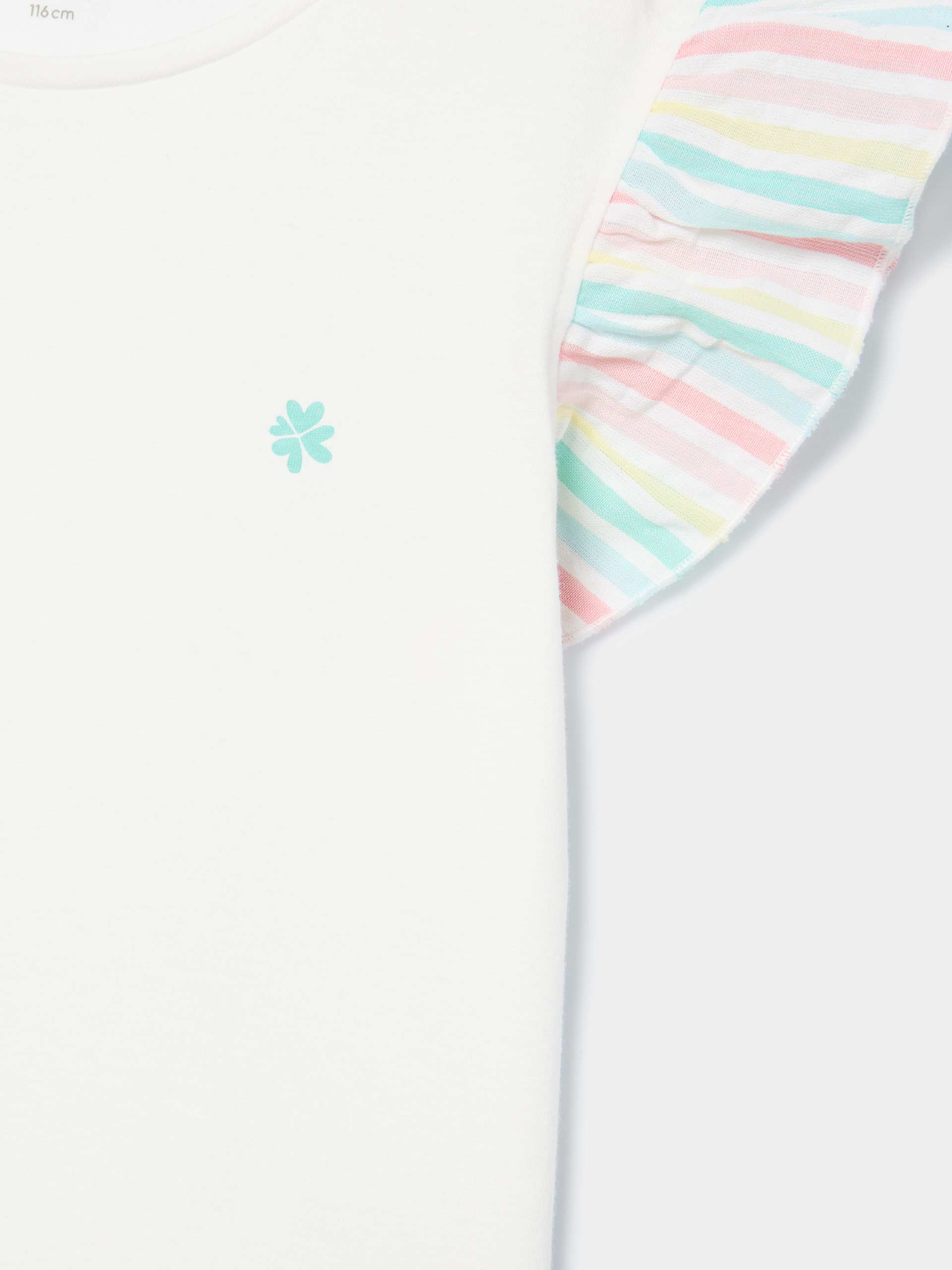 Pijama curto com riscas