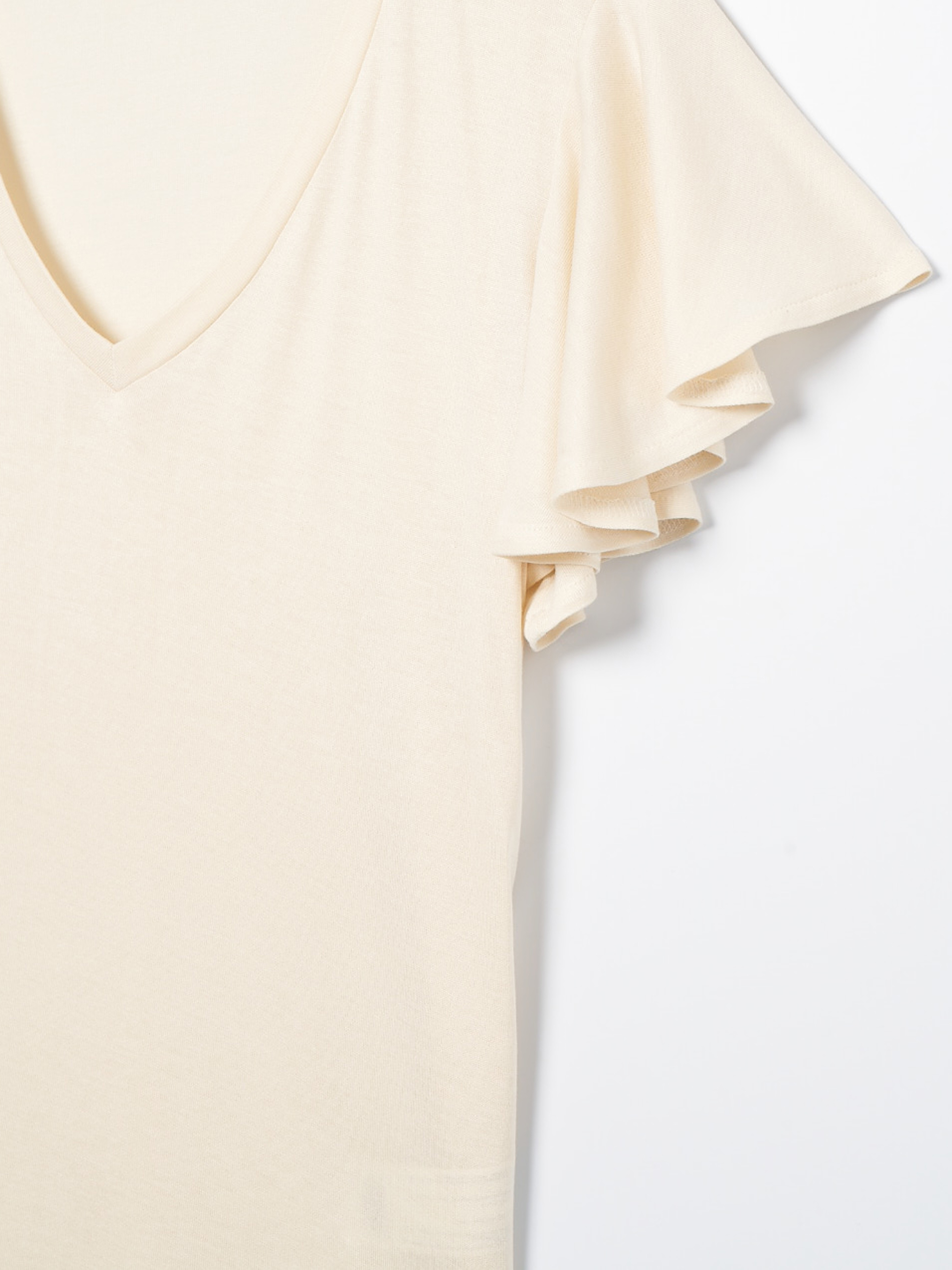 T-Shirt com folho na manga