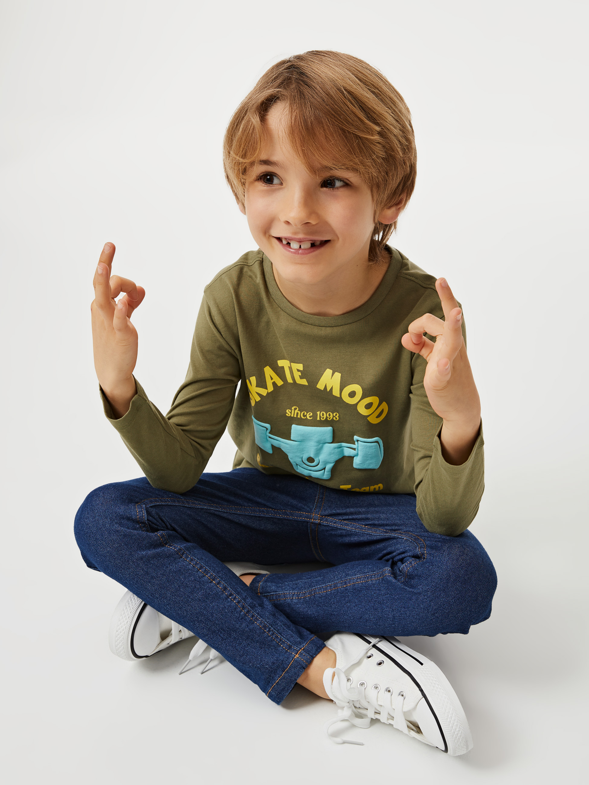 Camisola de manga comprida