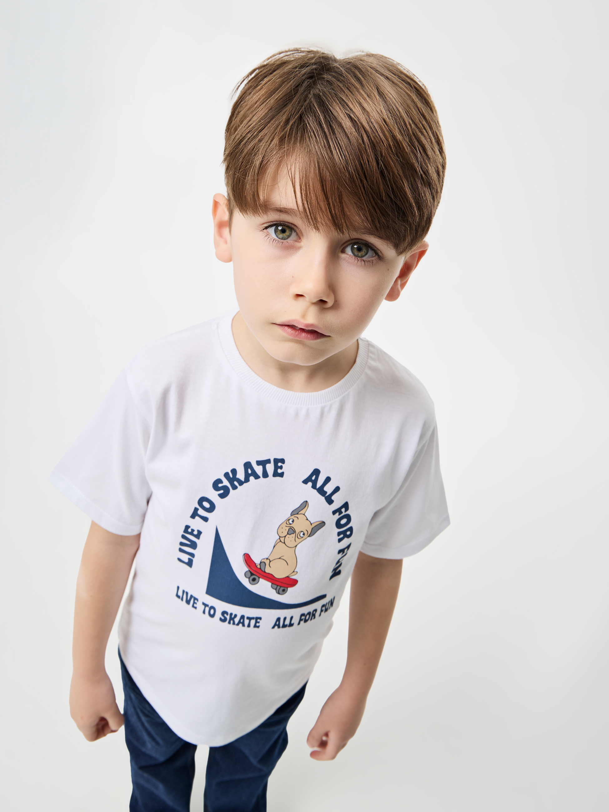 T-shirt 100% algodão