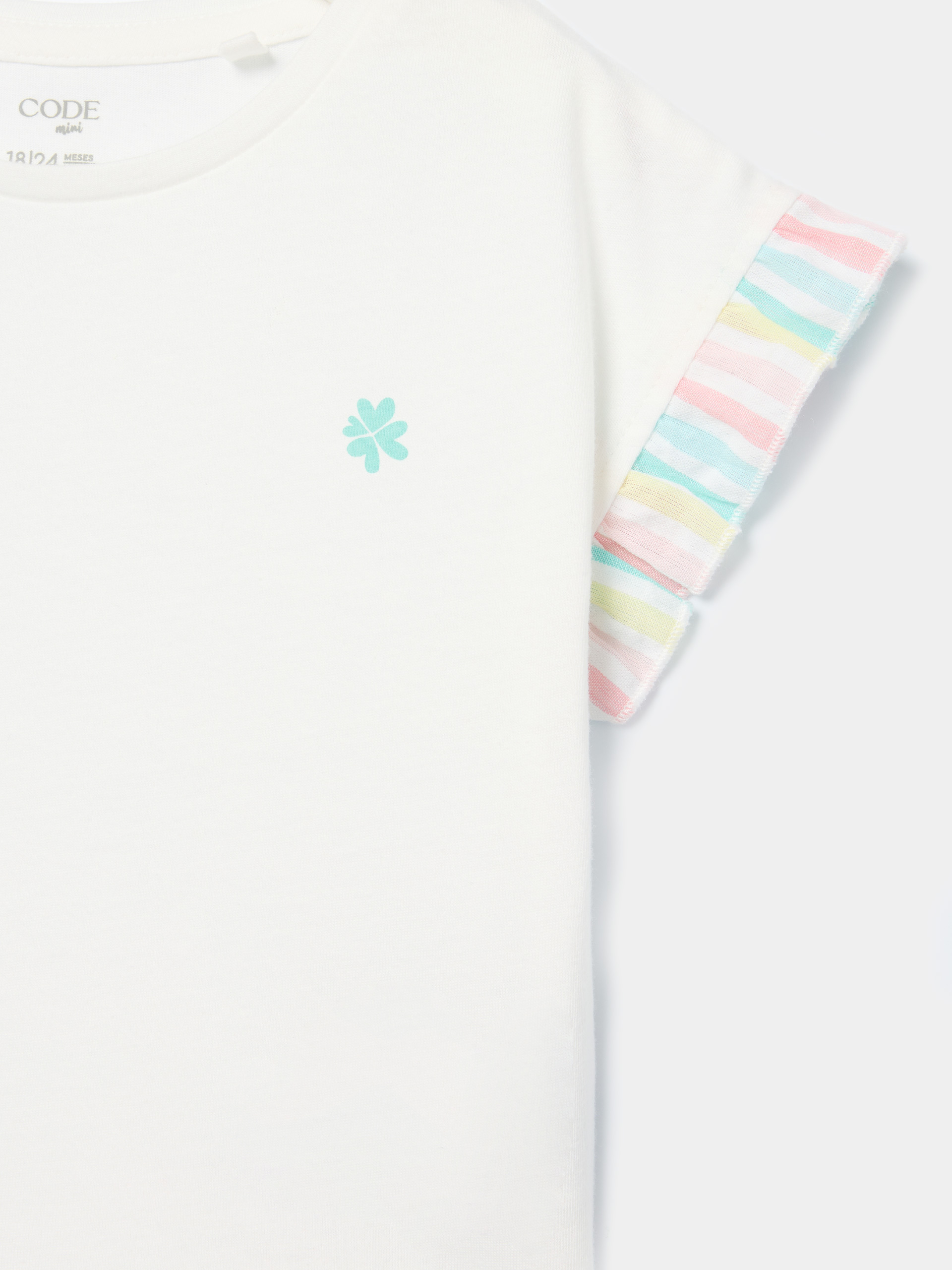 Pijama curto com riscas